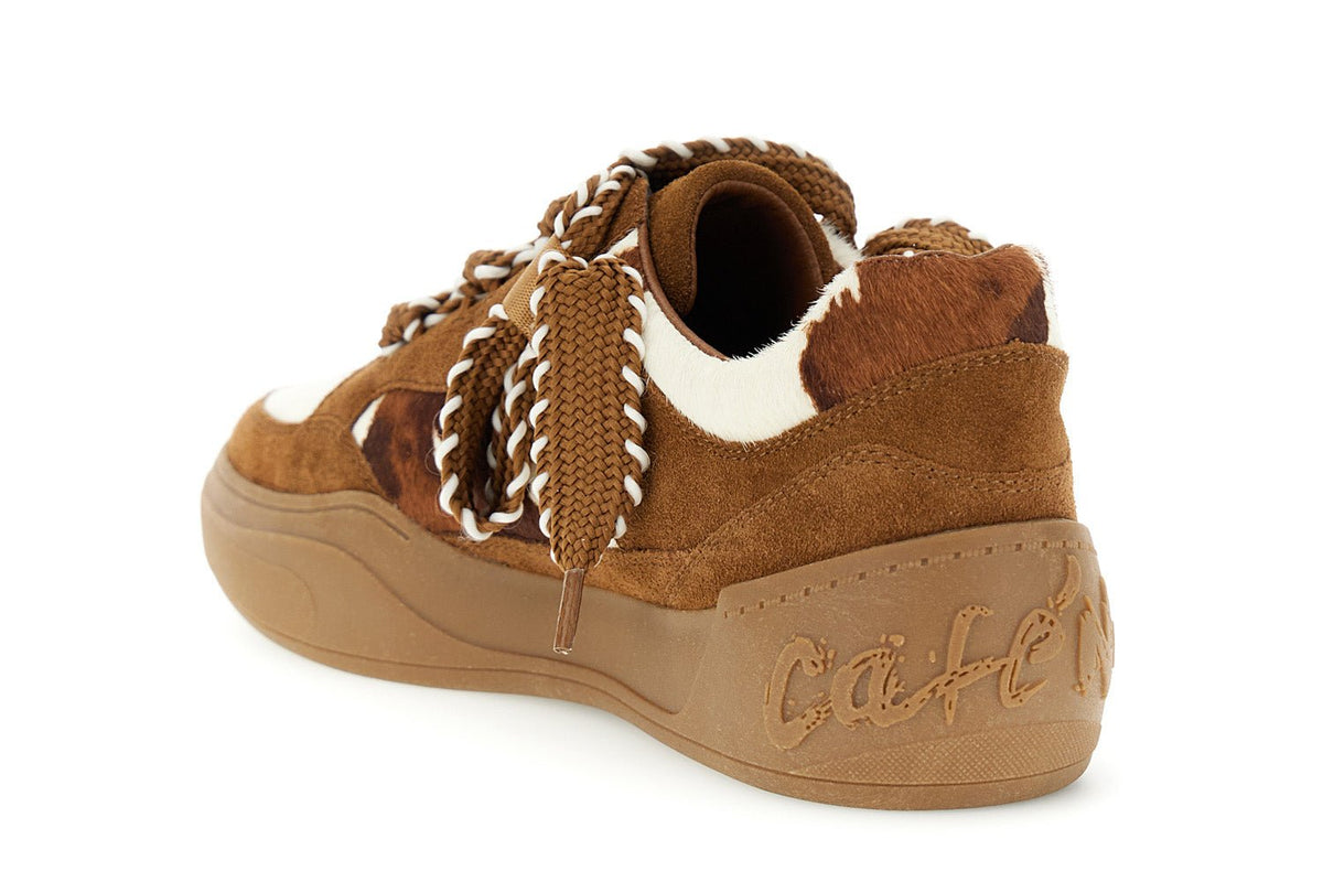 CAFE NOIR Sneakers camoscio e cavallino C1DA6028 - Musto Calzature srl