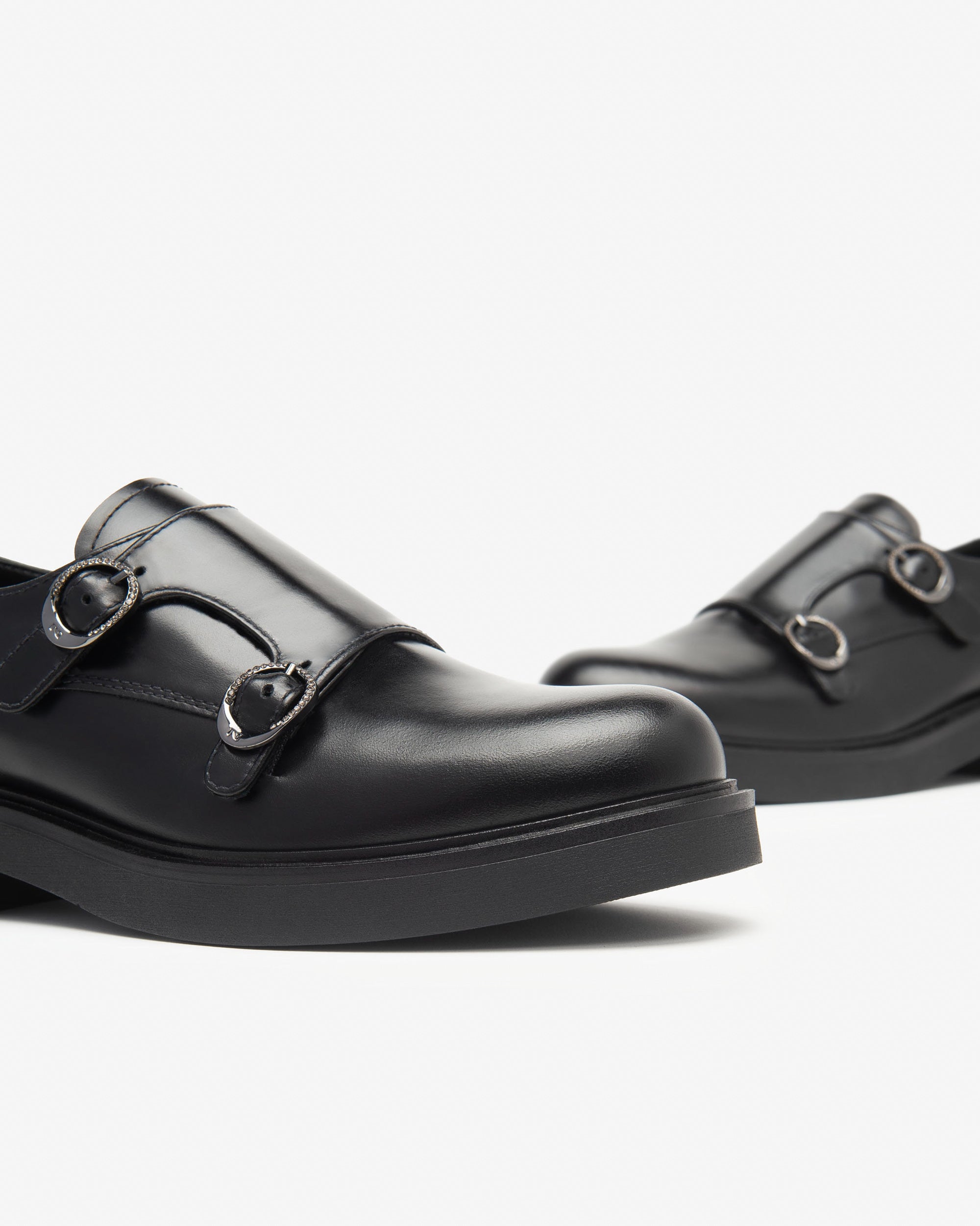 NeroGiardini mocassini da donna in pelle con doppia fibbia - Musto Calzature srl