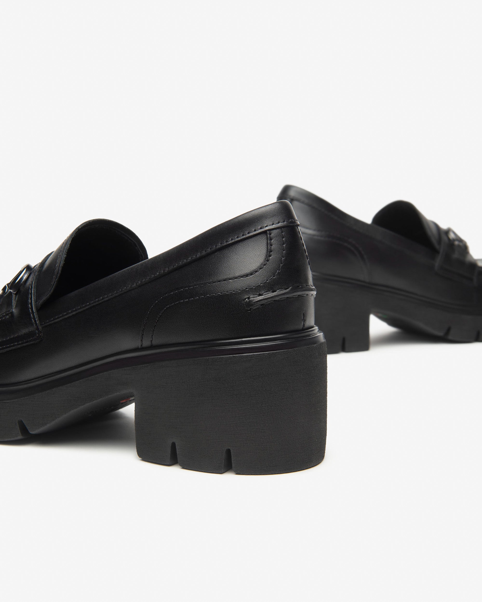 NeroGiardini mocassini da donna in pelle con suola alta - Musto Calzature srl