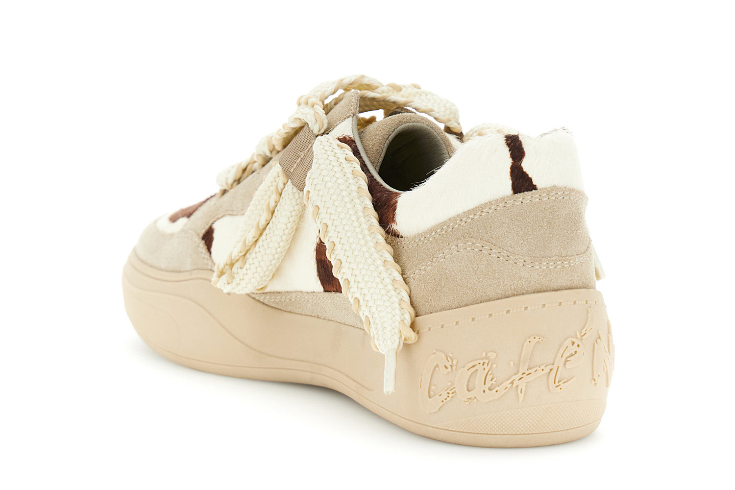 CAFE NOIR Sneakers camoscio e cavallino C1DA6028 - Musto Calzature srl