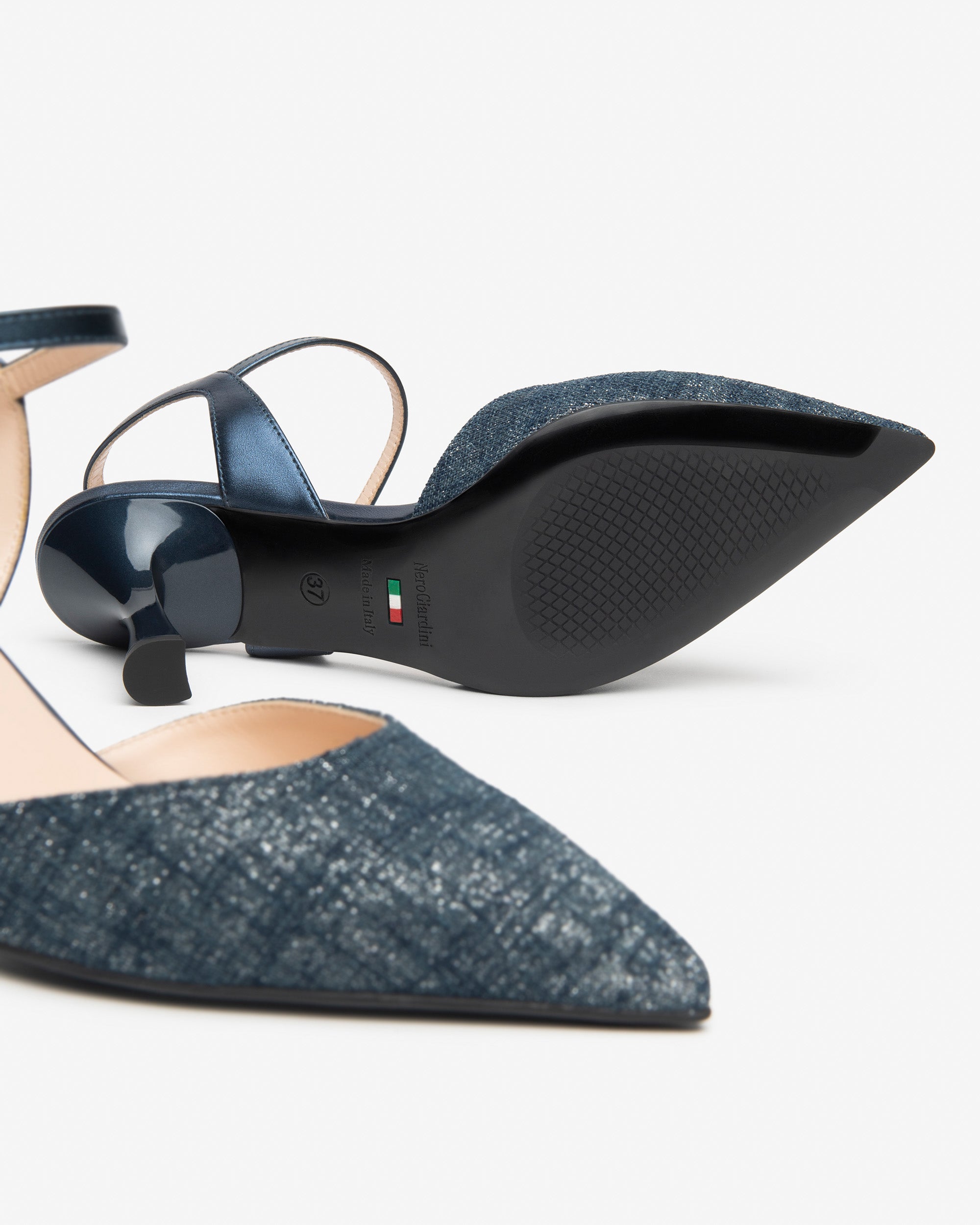 NEROGIARDINI Decolletè TESSUTO LUREX E615440DE - Musto Calzature srl