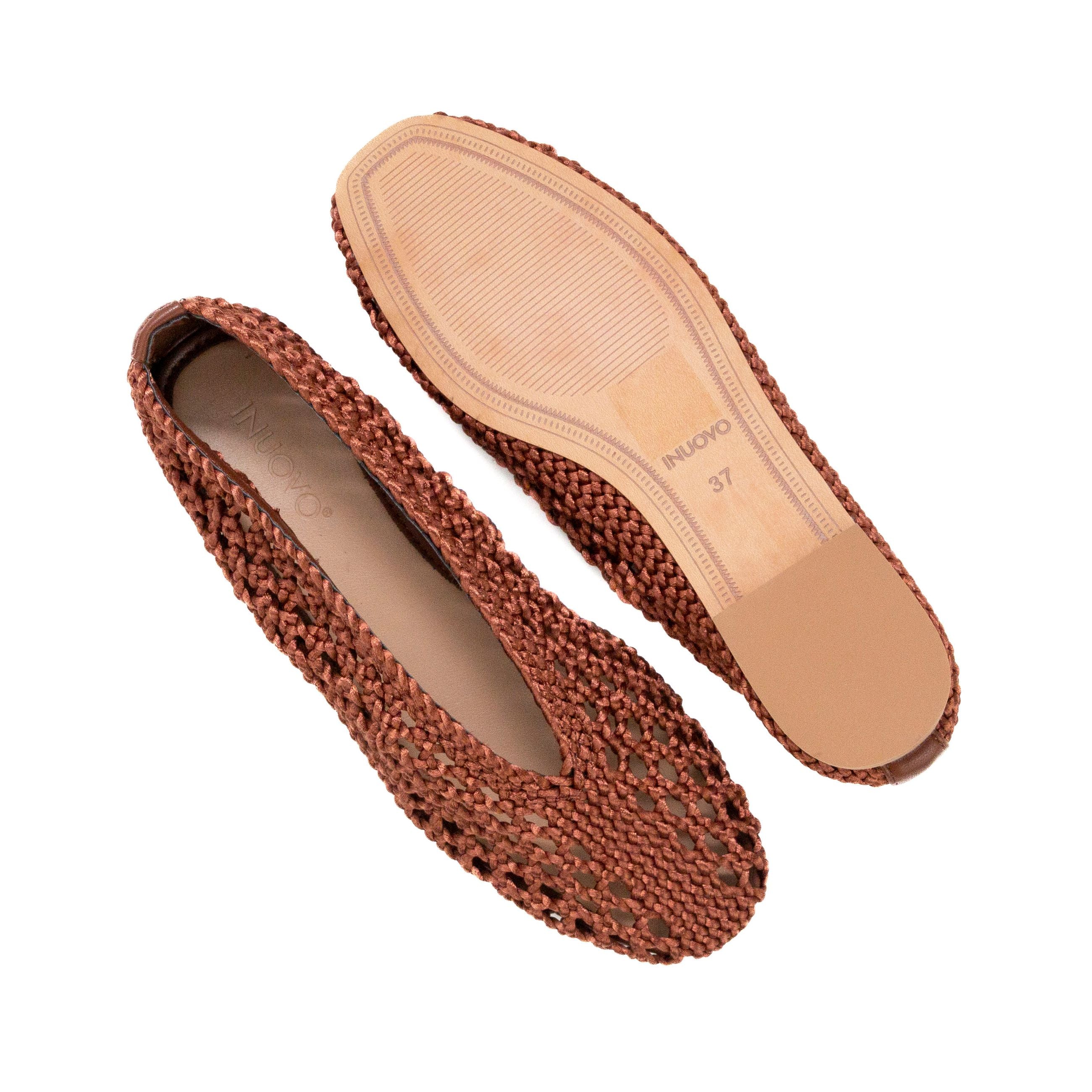 INUOVO ballerine da donna in tessuto traforato - Musto Calzature srl