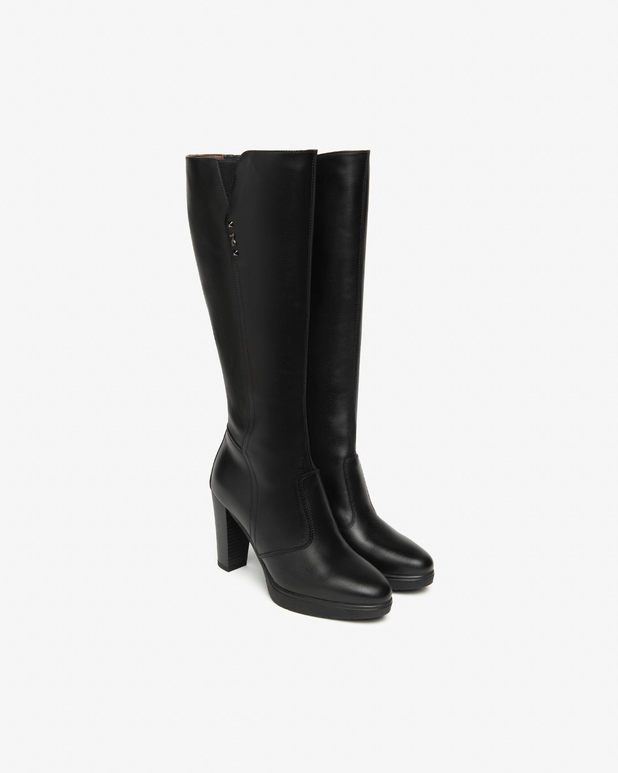 NeroGiardini Stivale donna in pelle con tacco alto - Musto Calzature srl
