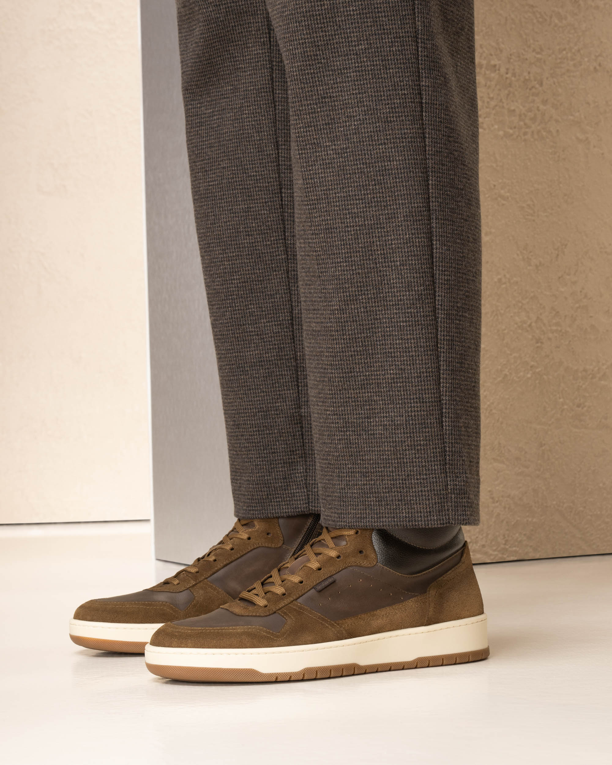 NeroGiardini Sneakers uomo in pelle e camoscio - Musto Calzature srl