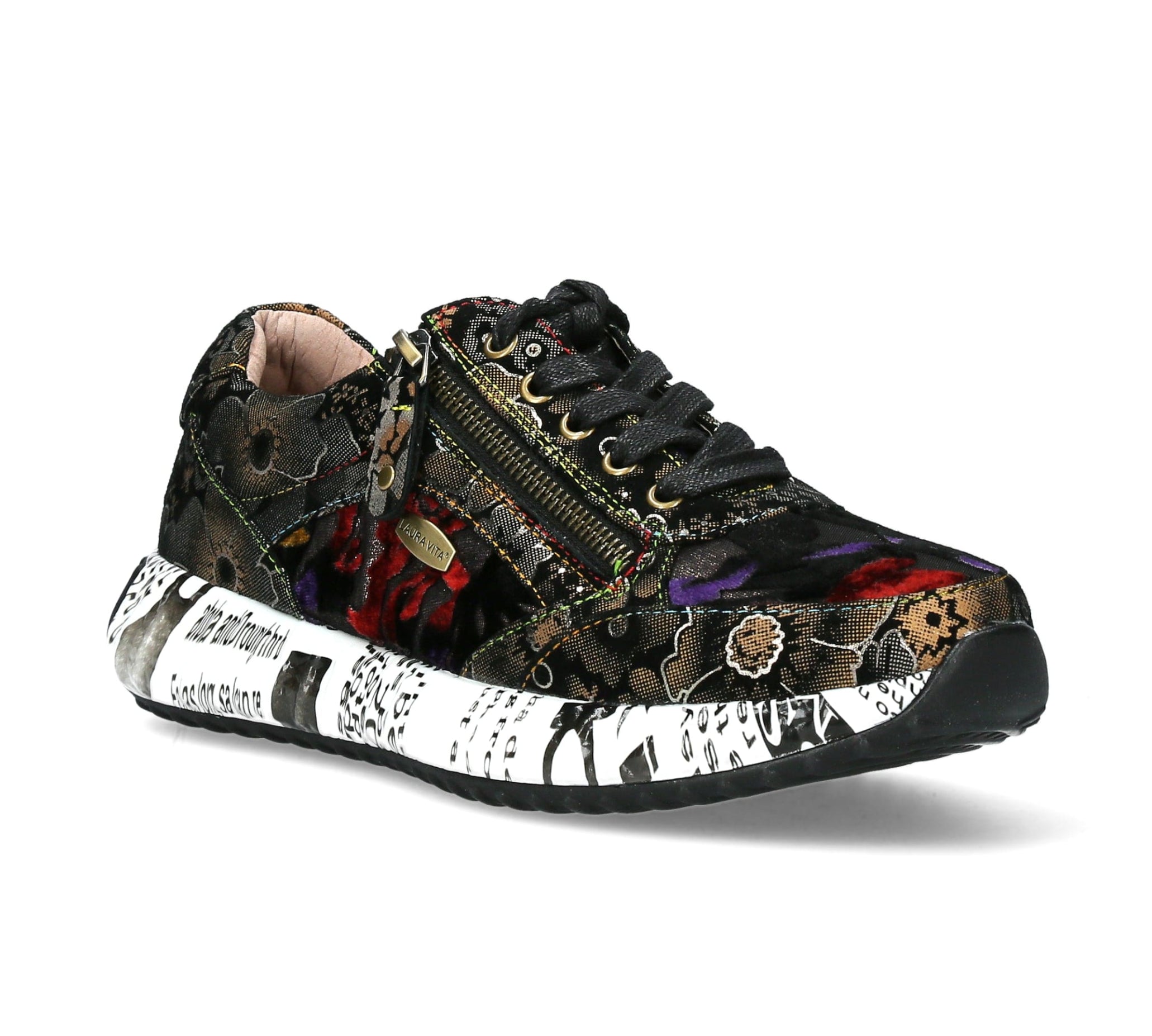 LAURA VITA Sneakers pelle e tessuto BURTON 11 - Musto Calzature srl