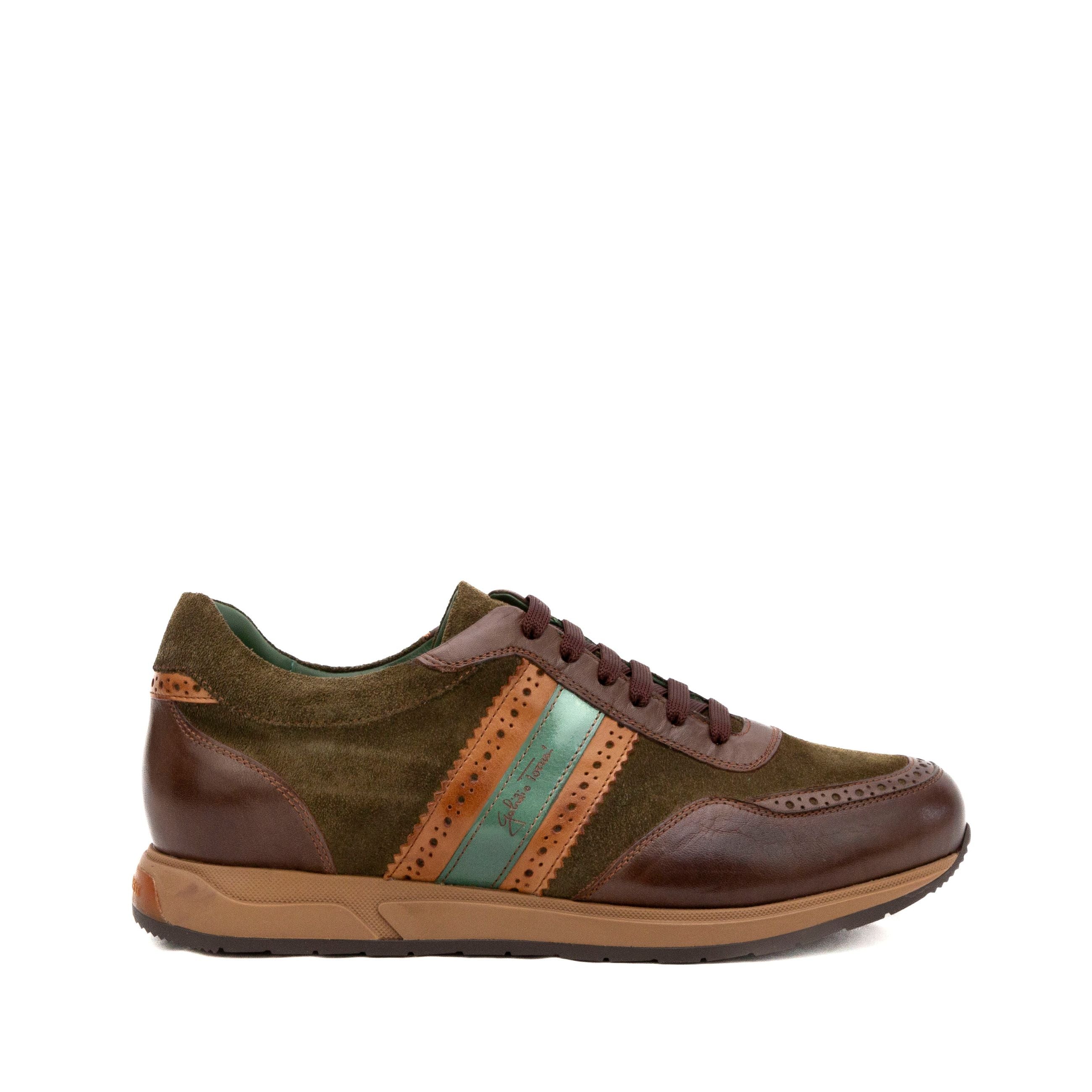 GALIZIO TORRESI Sneakers uomo pelle+camoscio 319458 - Musto Calzature srl