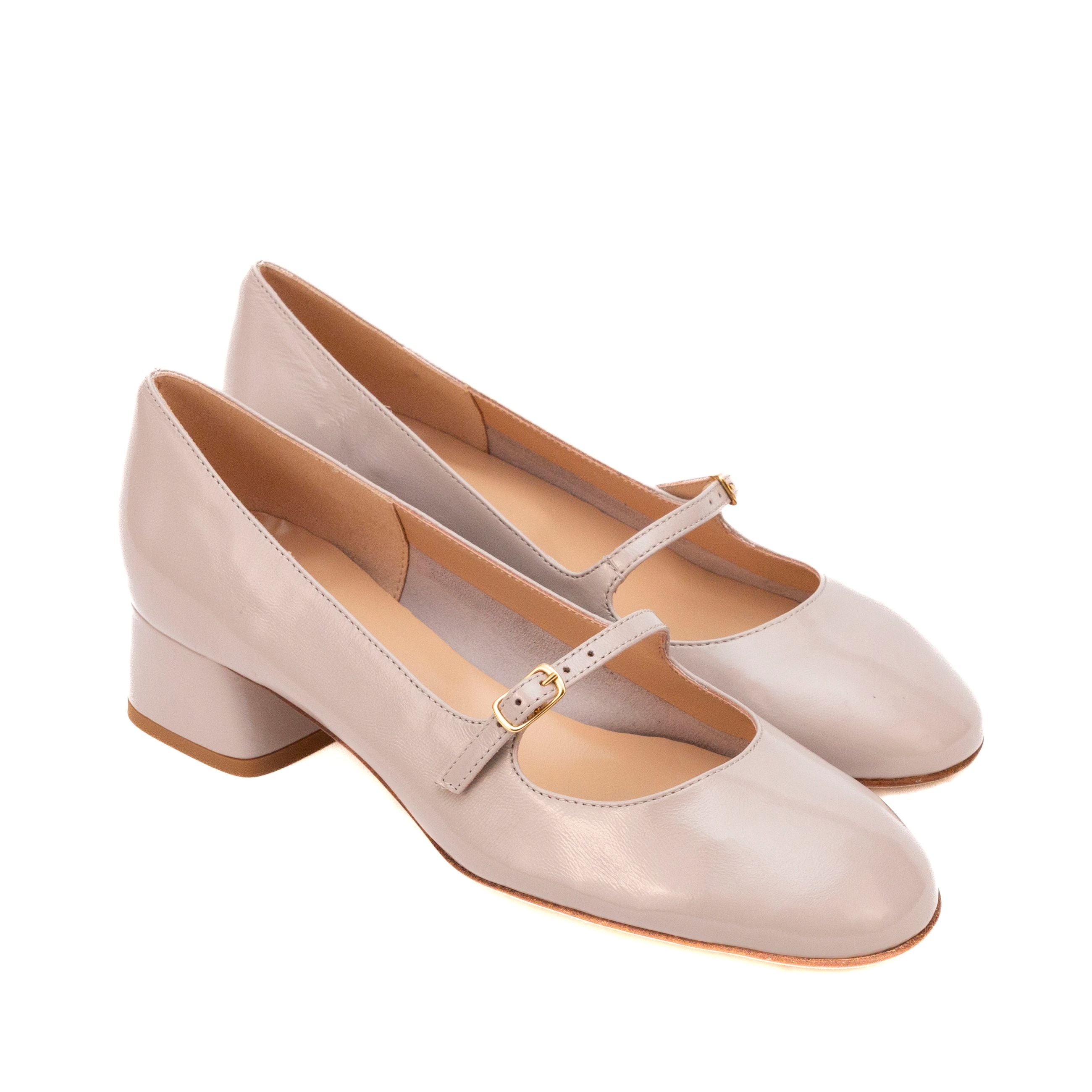 MUSTO Decolletè tacco basso nappa lucida NADA B3100 - SF - Musto Calzature srl