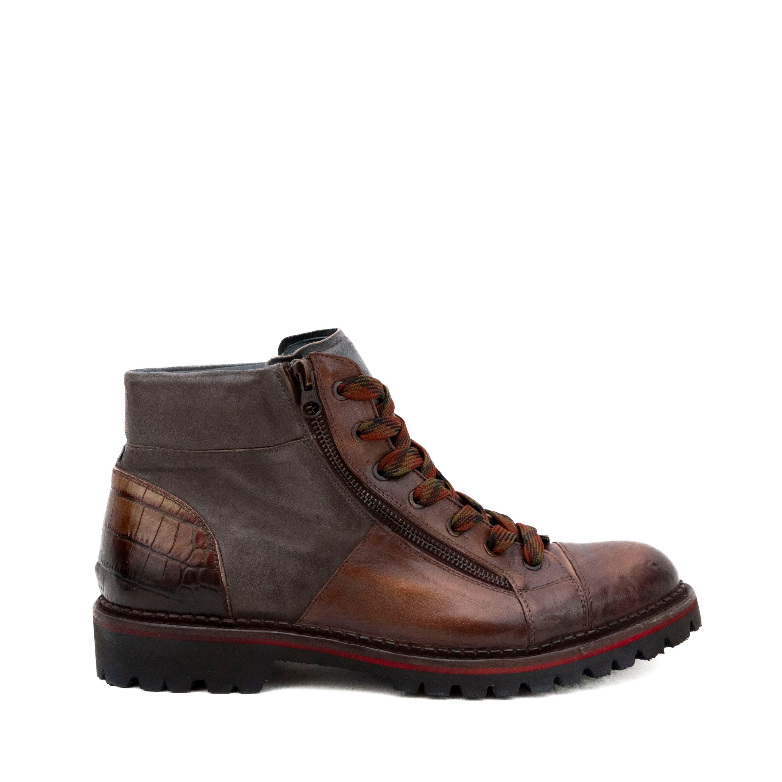 LORENZI Anfibi uomo Pelle CROSET 13545 sup - Musto Calzature srl
