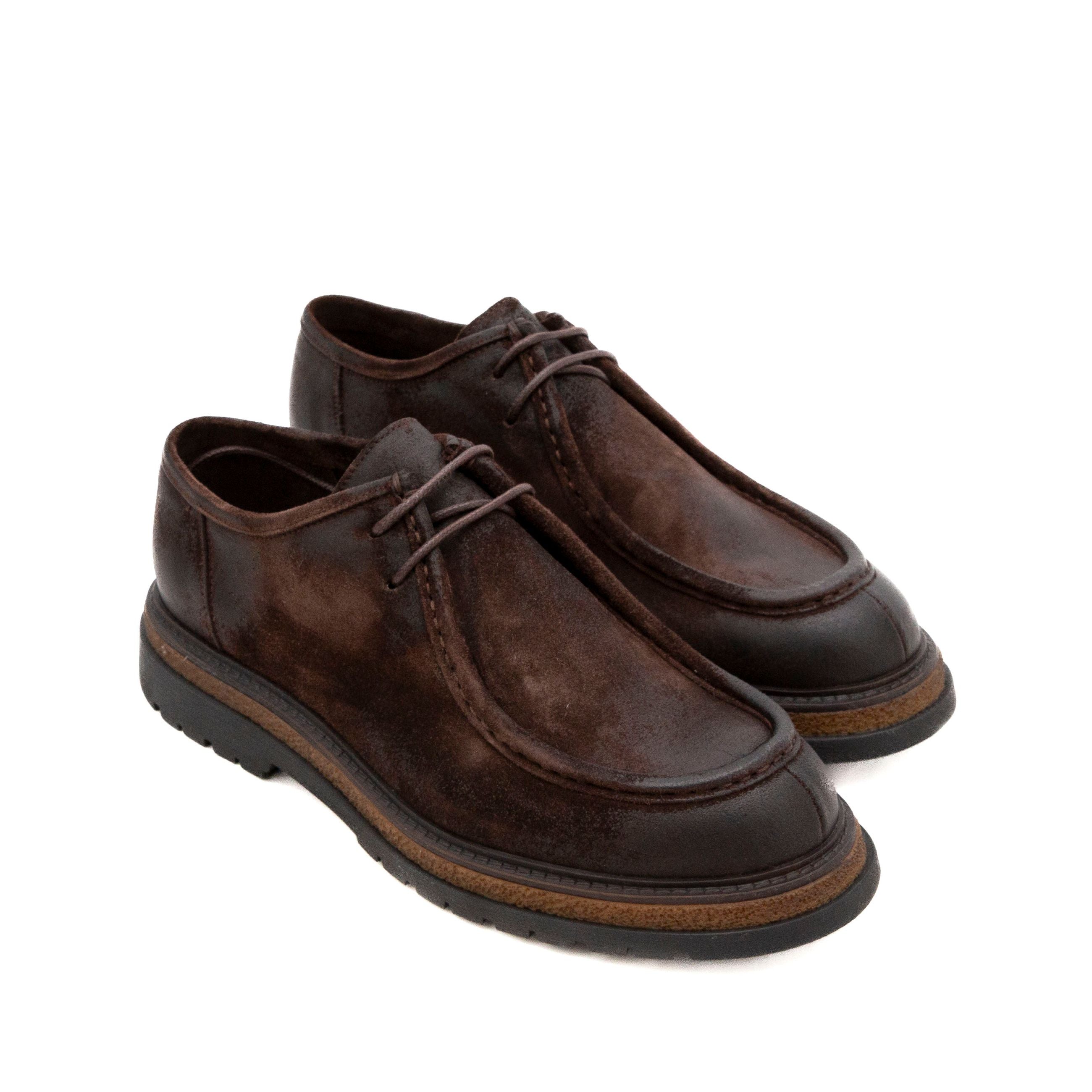 MUSTO Stringate uomo Camoscio MARCHESE 6522 cam - Musto Calzature srl