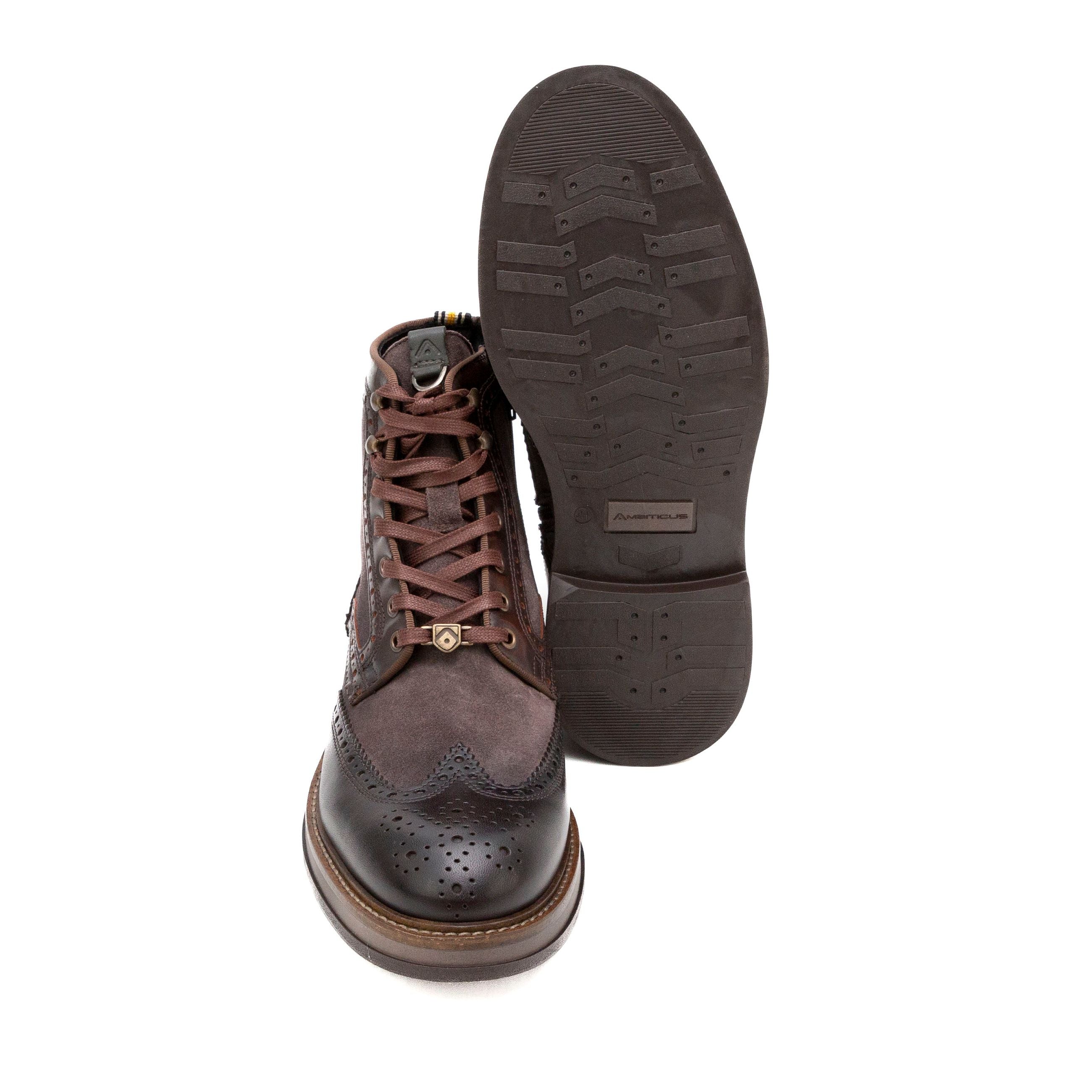 AMBITIOUS Anfibi uomo pelle+camoscio BTR 12432B - Musto Calzature srl