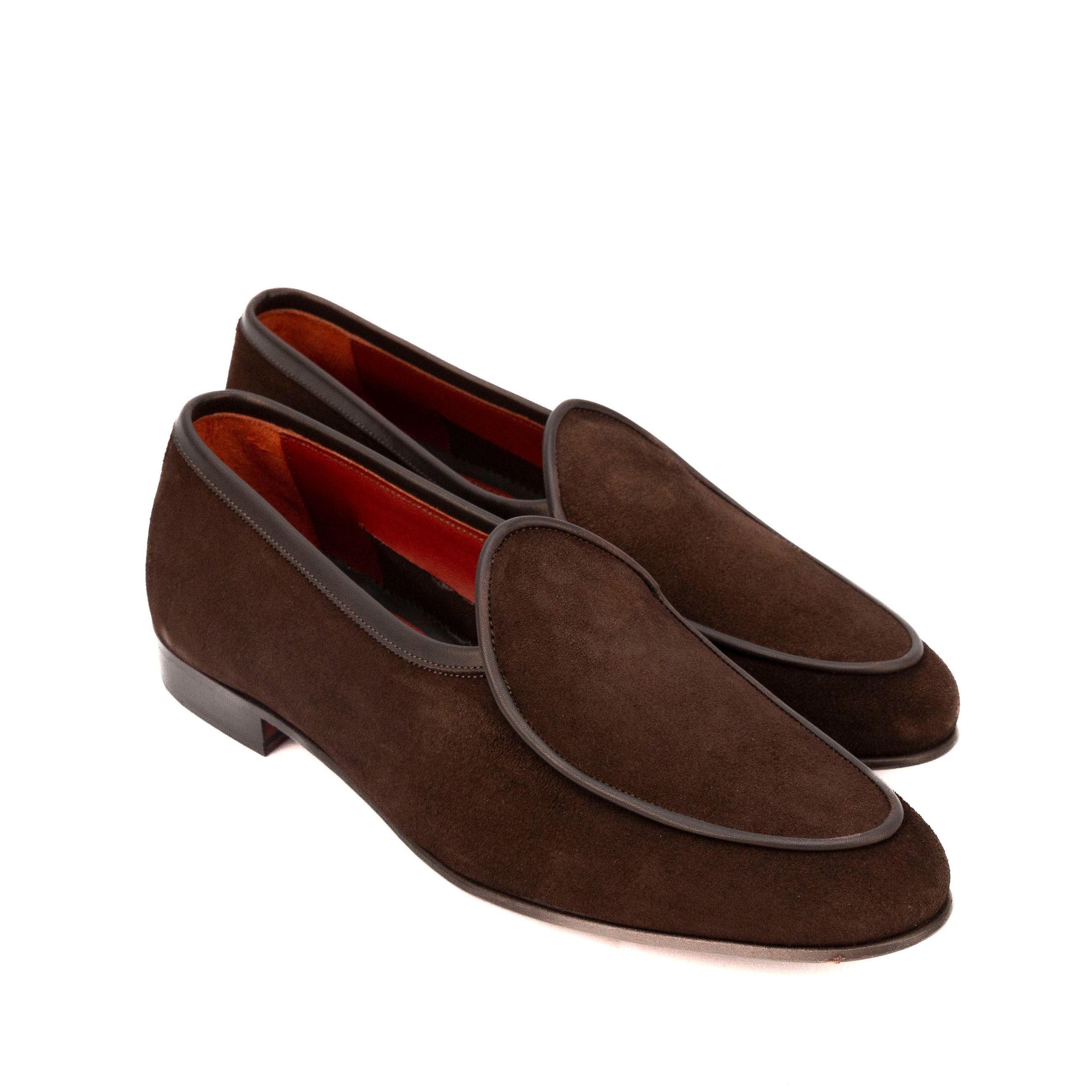 MUSTO belgian loafer uomo in camoscio Sorrento - Musto Calzature srl