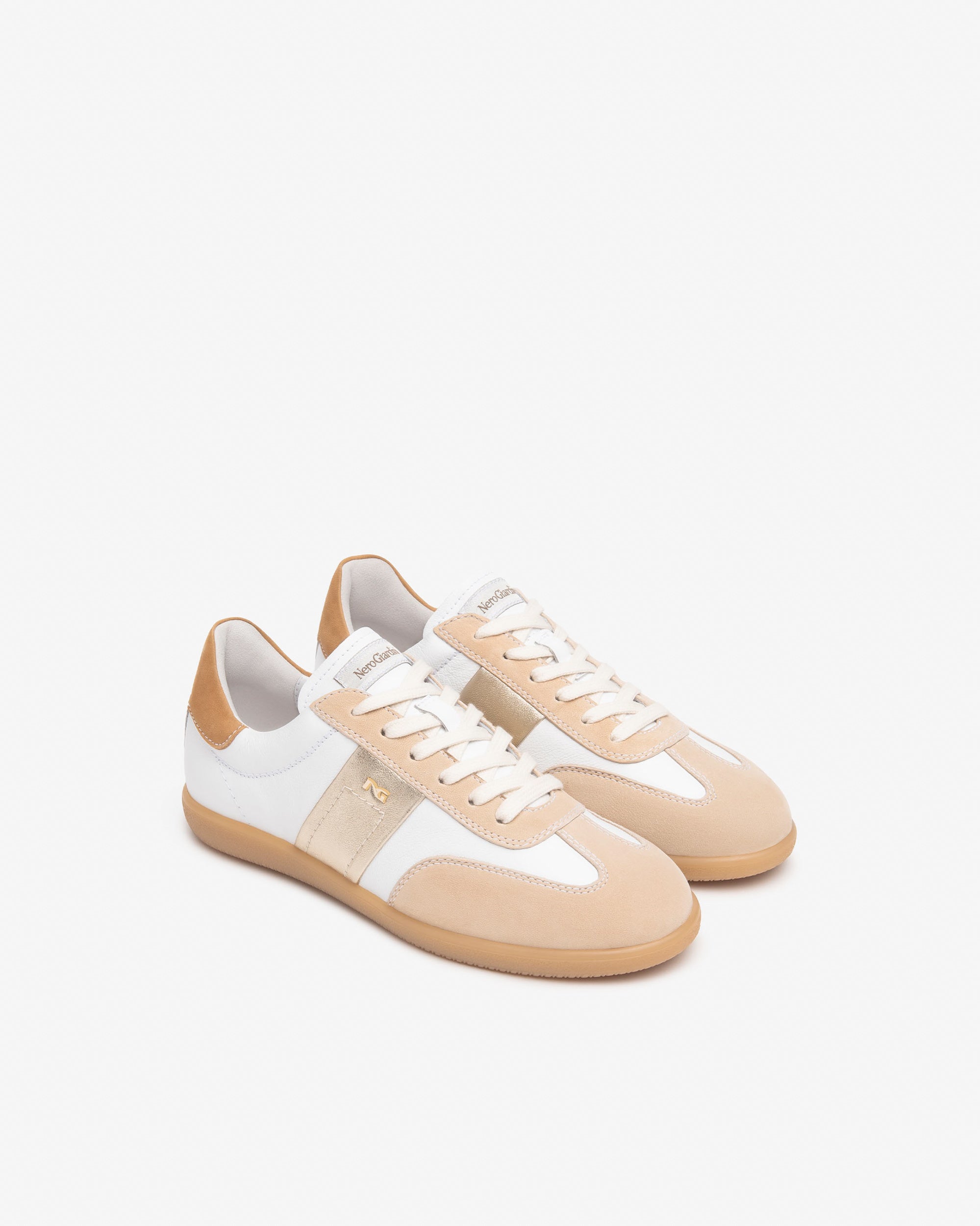 NeroGiardini sneakers da donna in pelle e camoscio - Musto Calzature srl
