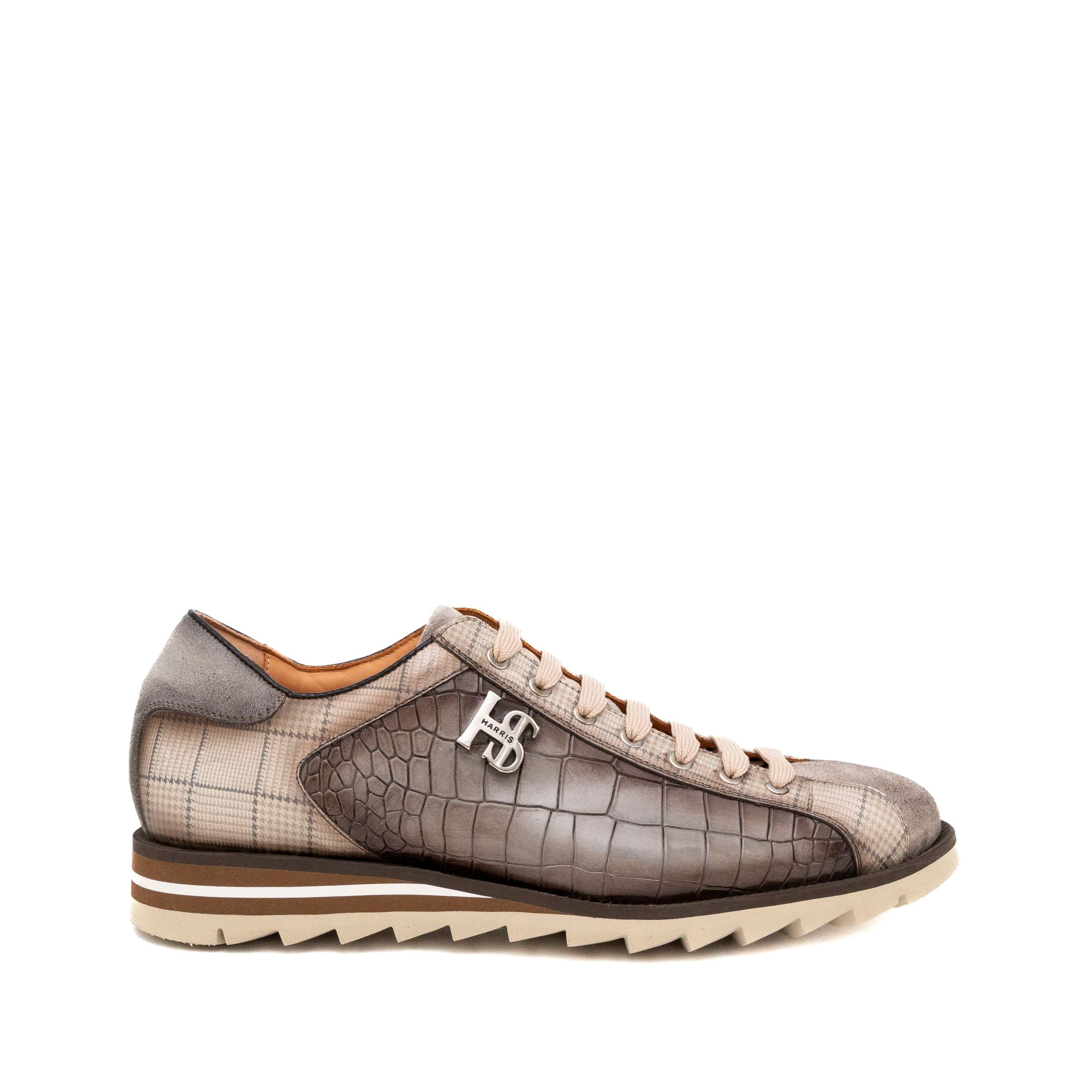 HARRIS Sneakers uomo pelle+camoscio 2817/25 tweed - Musto Calzature srl