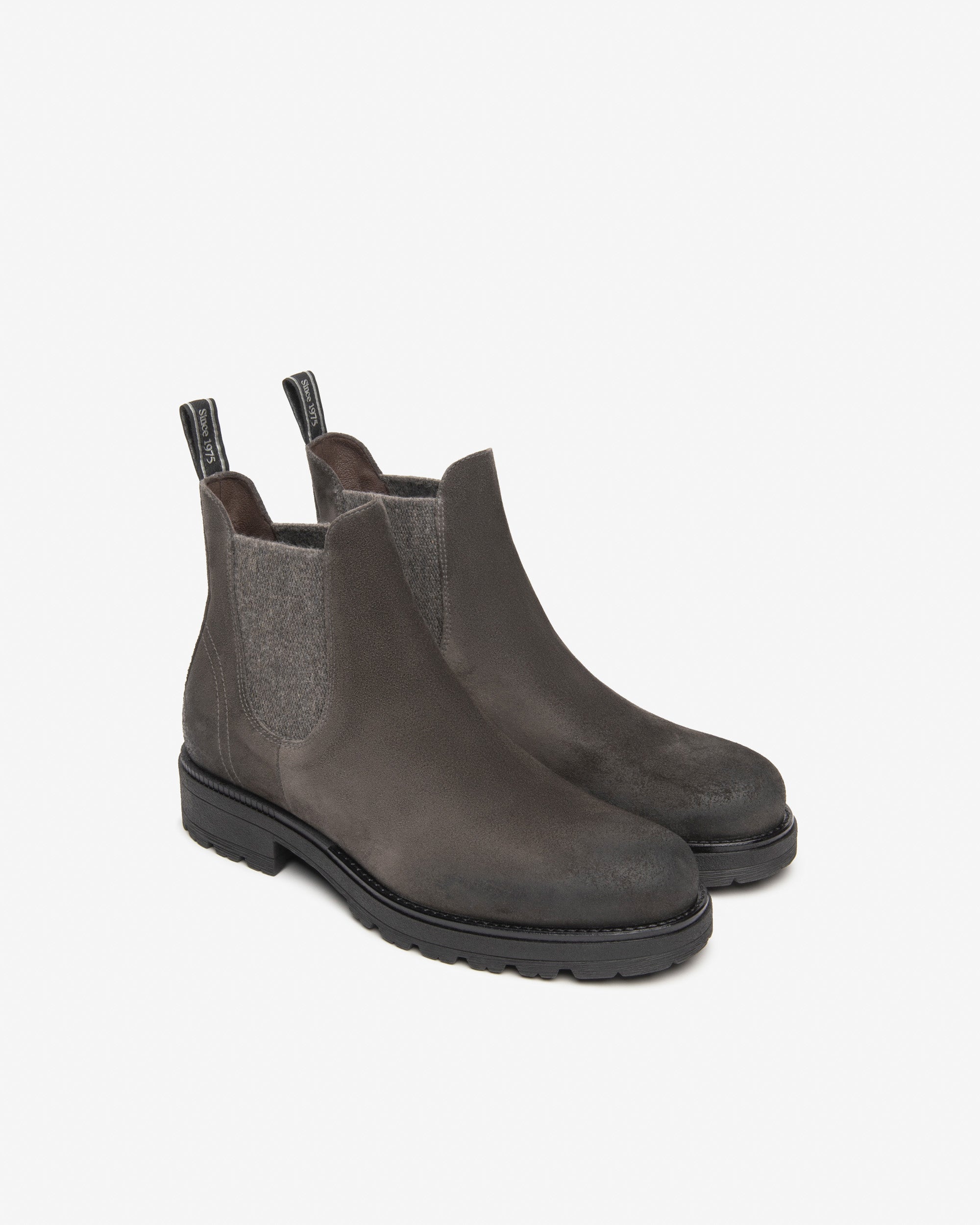 NeroGiardini Stivaletti chelsea da uomo in camoscio - Musto Calzature srl