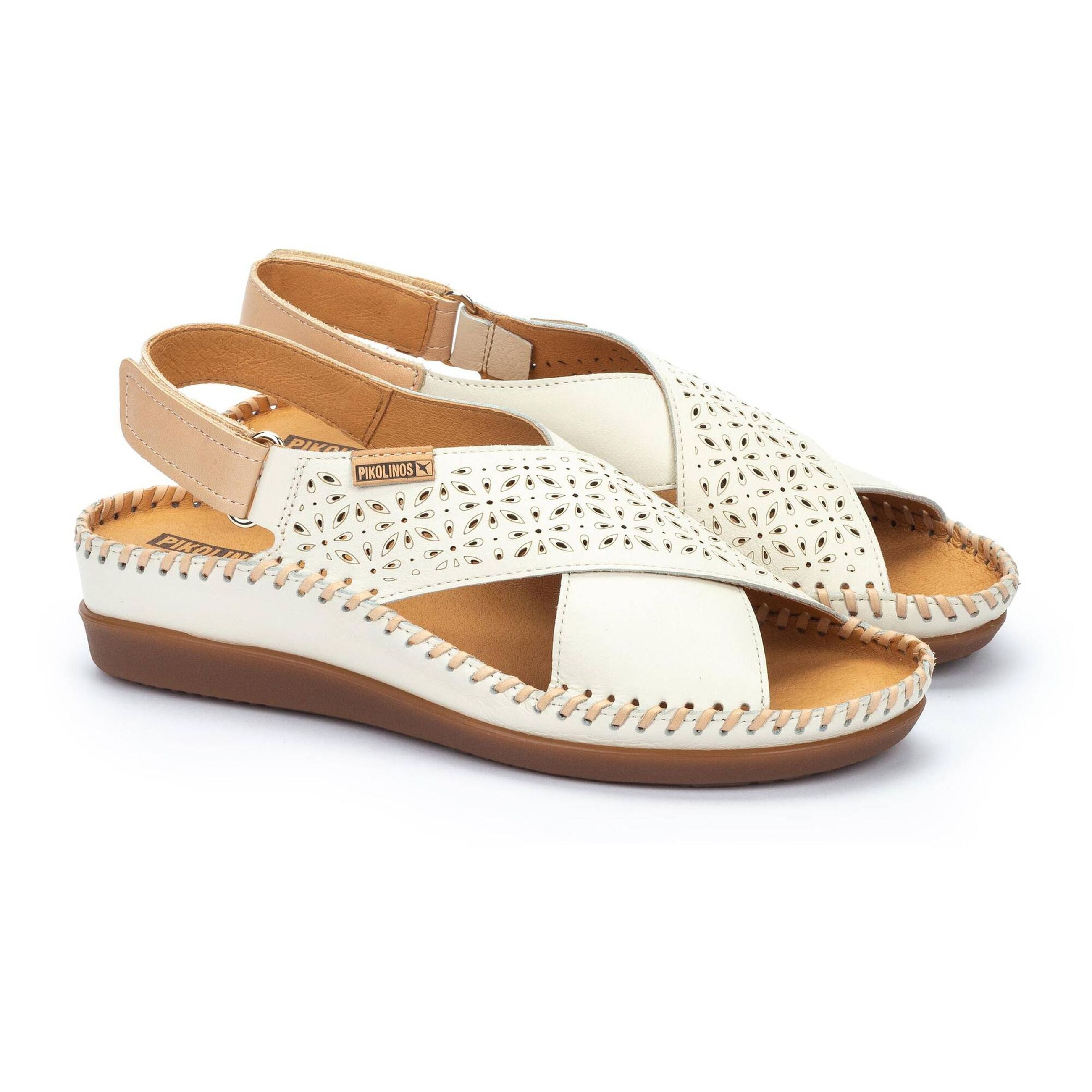 Pikolinos sandali donna con zeppa in pelle CADAQUES - Musto Calzature srl