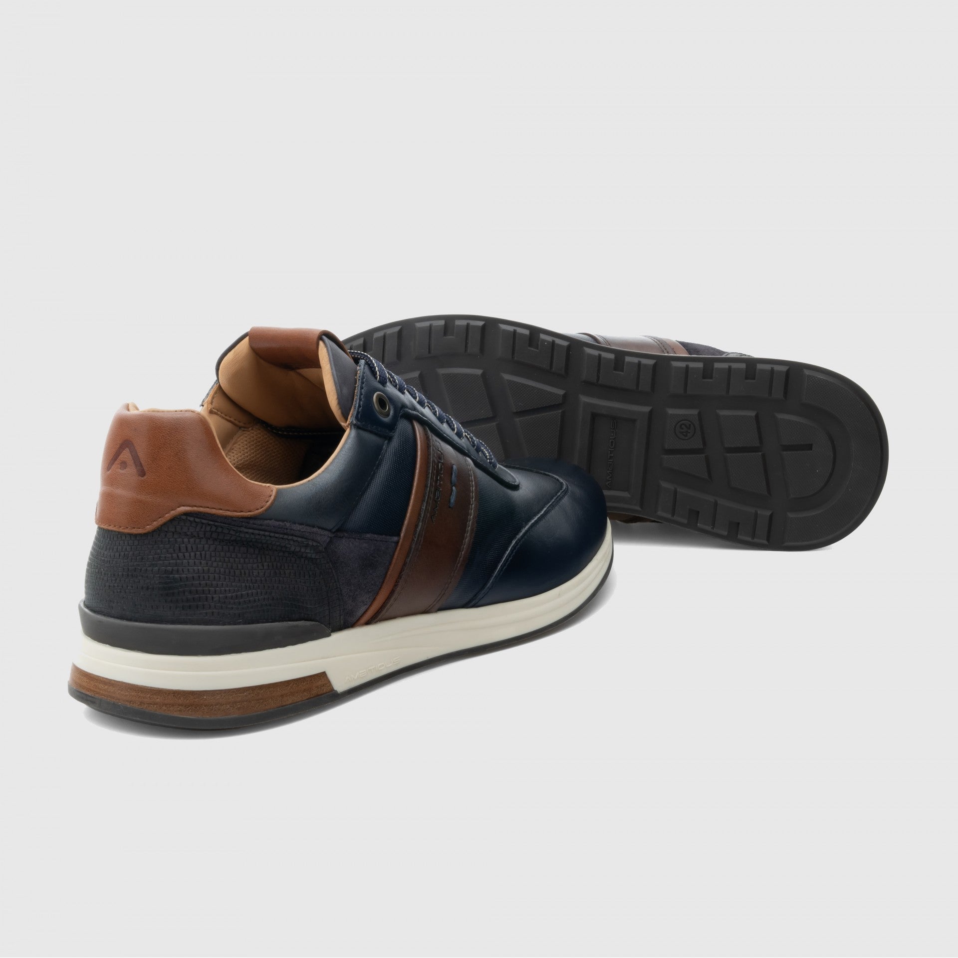 AMBITIOUS Sneakers uomo Pelle SLOW 14050 - Musto Calzature srl