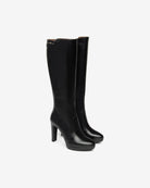 NeroGiardini Stivali da donna in pelle con tacco alto e plateau - Musto Calzature srl