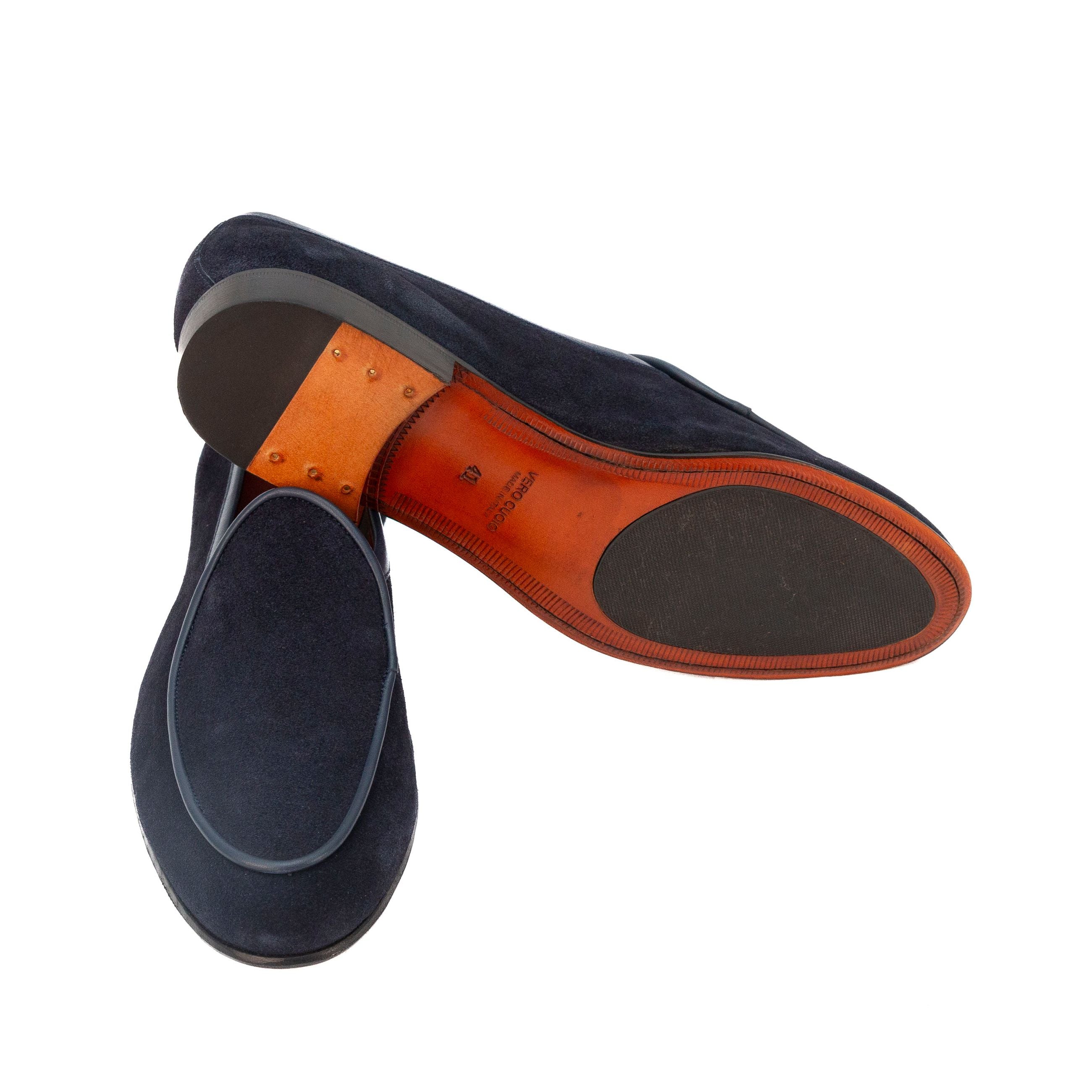 MUSTO belgian loafer uomo in camoscio Sorrento - Musto Calzature srl