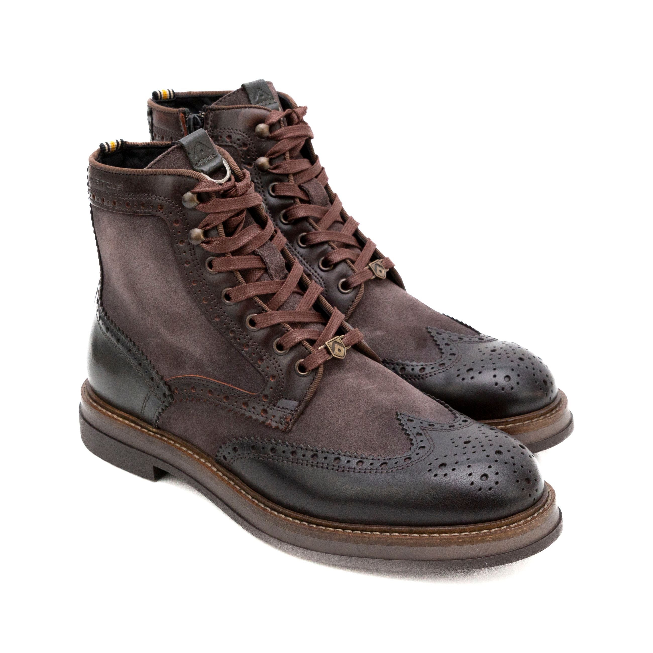 AMBITIOUS Anfibi uomo pelle+camoscio BTR 12432B - Musto Calzature srl
