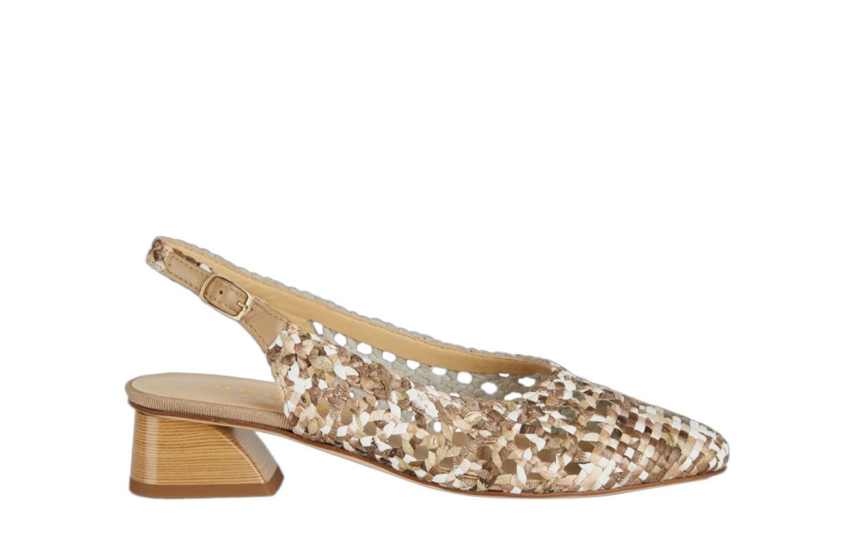 BRUNATE Decolletè PELLE INTRECCIATA 32376 - Musto Calzature srl