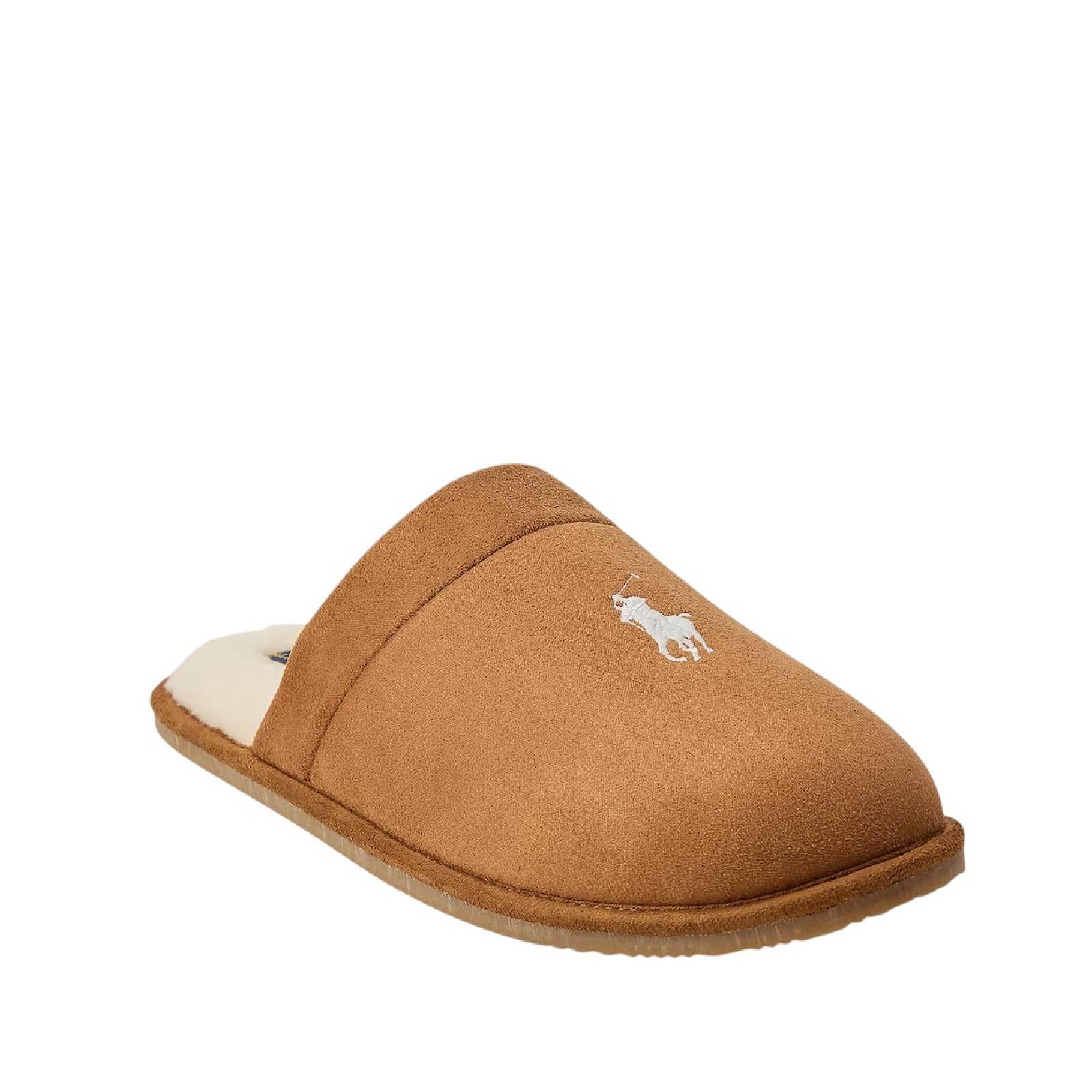 POLO RALPH LAUREN Pantofole casa uomo tessuto scamosciato KLARENCE 25 - Musto Calzature srl
