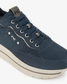 NeroGiardini sneakers da donna in pelle scamosciata con suola alta - Musto Calzature srl