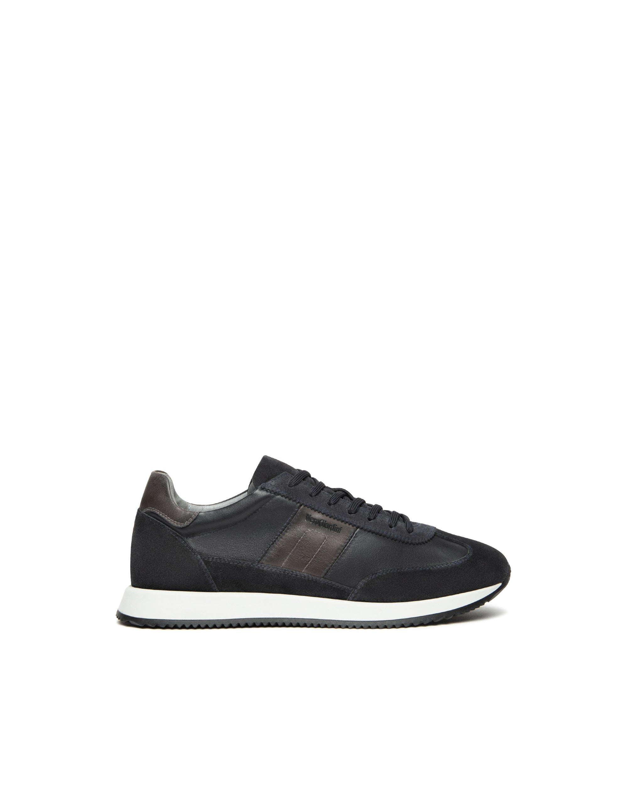 NeroGiardini sneakers da uomo in pelle e camoscio - Musto Calzature srl