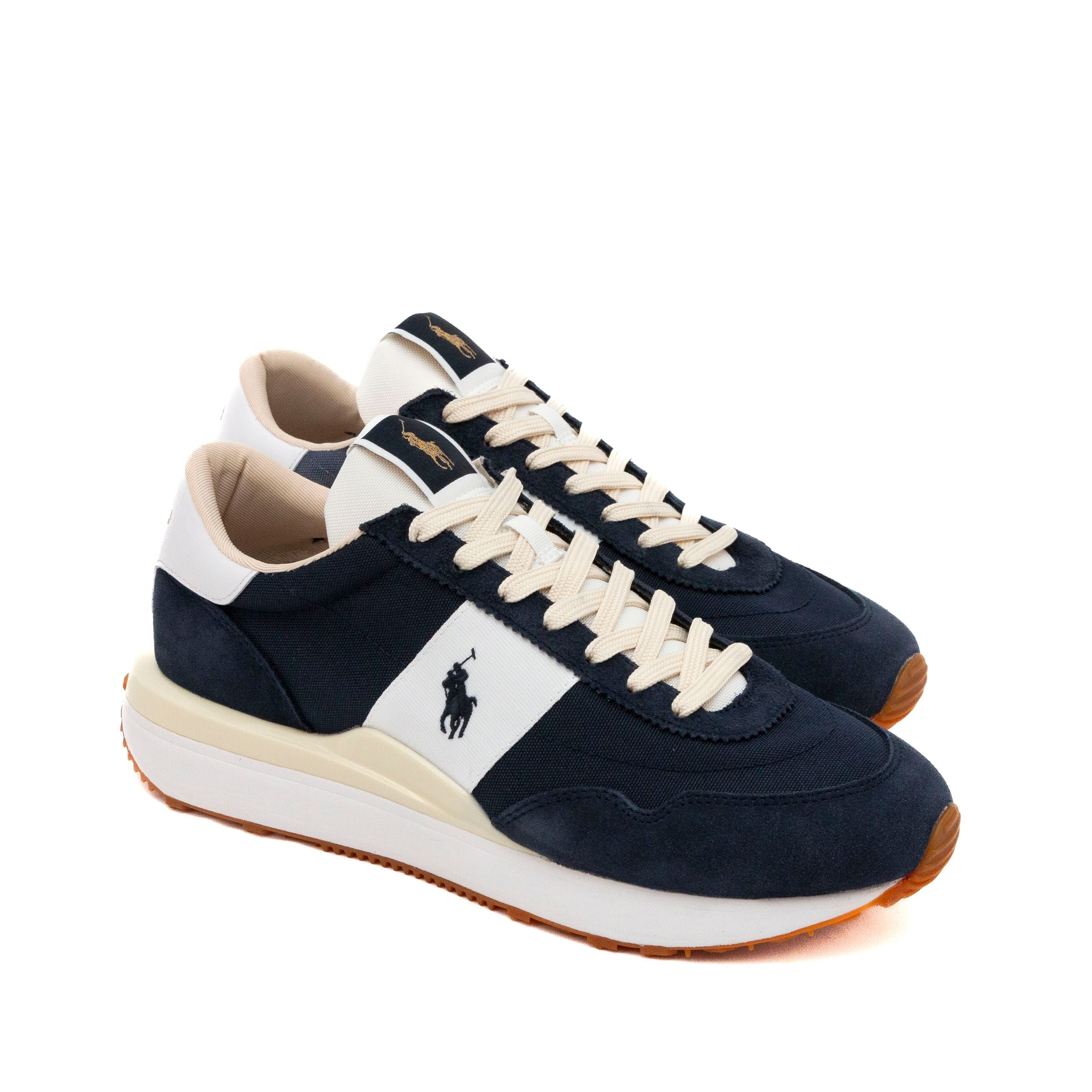 POLO RALPH LAUREN sneakers uomo in camoscio e tessuto - Musto Calzature srl