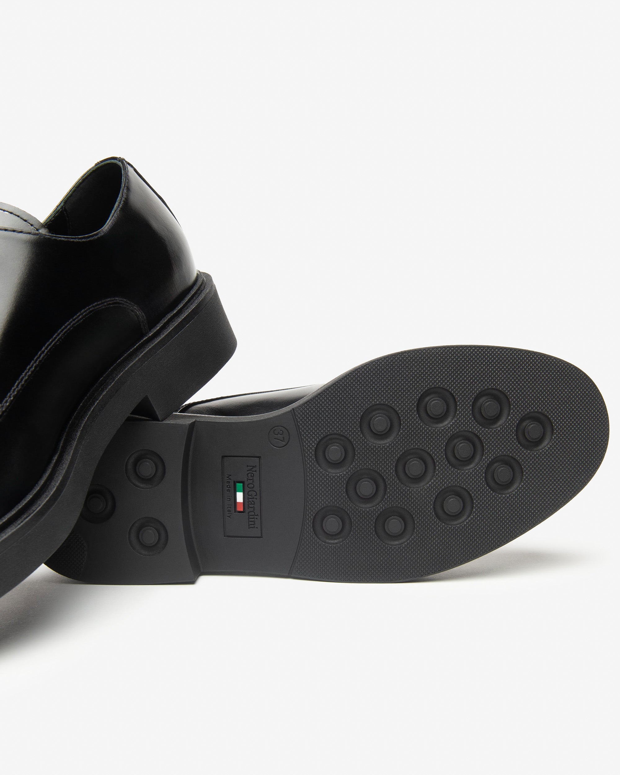 NeroGiardini stringate da donna in pelle - Musto Calzature srl