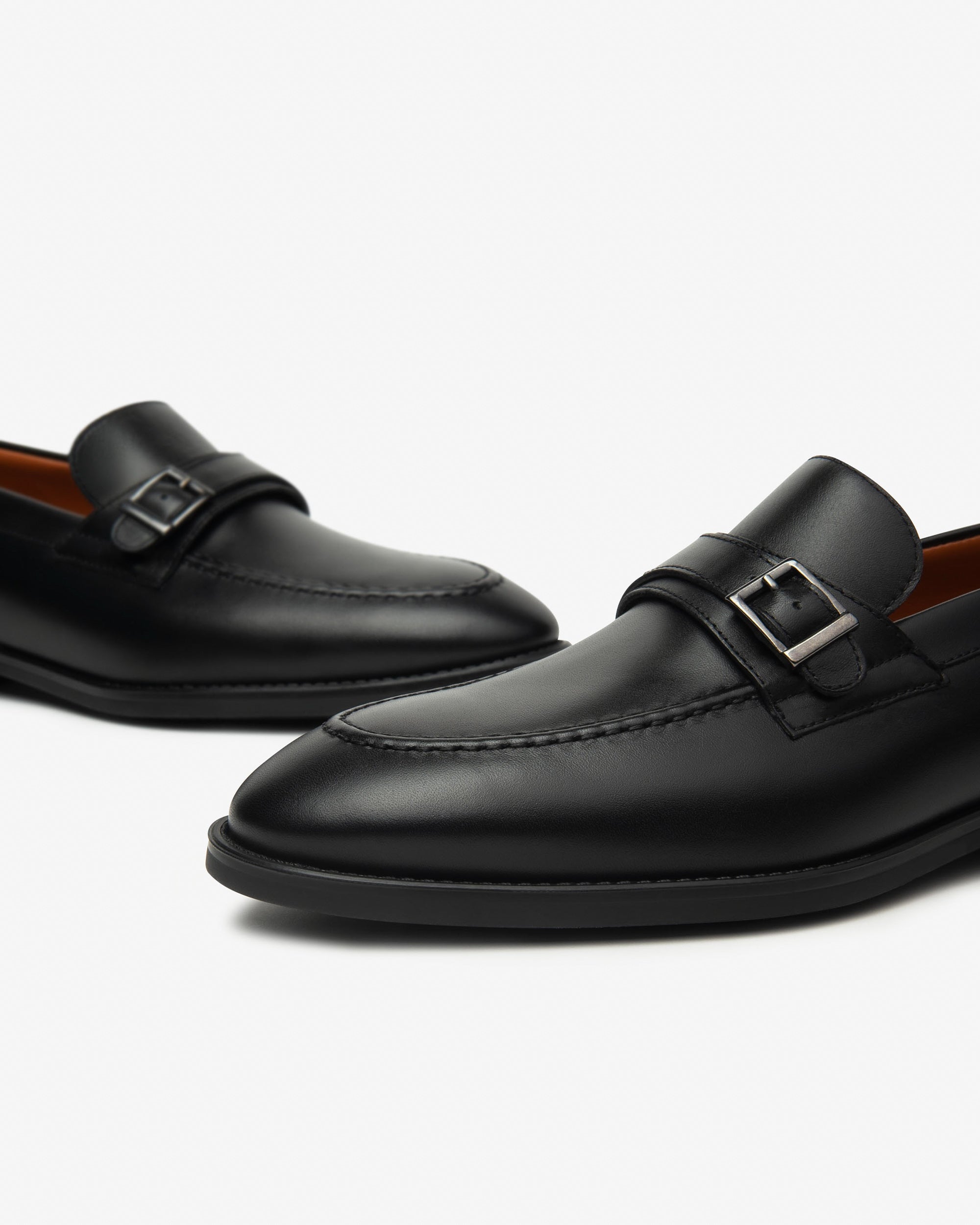 NeroGiardini mocassini da uomo in pelle con fibbia - Musto Calzature srl