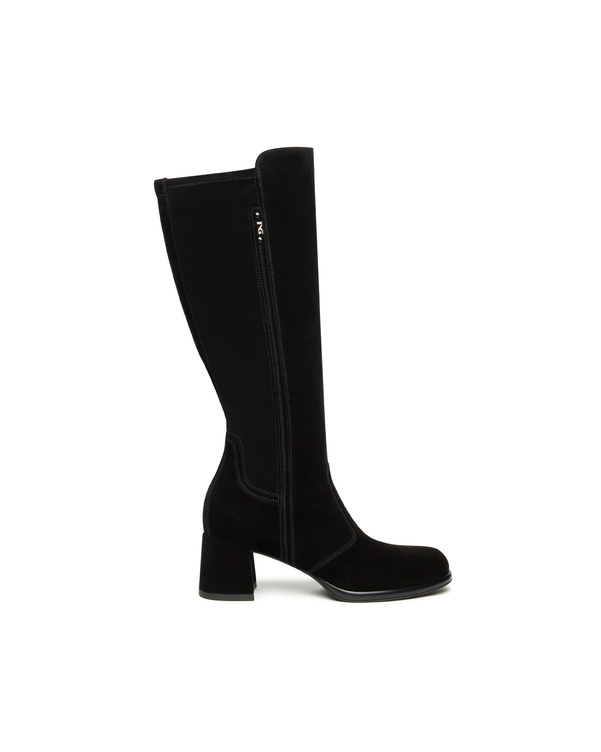NeroGiardini stivali da donna in pelle scamosciata - Musto Calzature srl