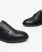 NeroGiardini stringate da uomo in pelle con dettaglio wilson - Musto Calzature srl
