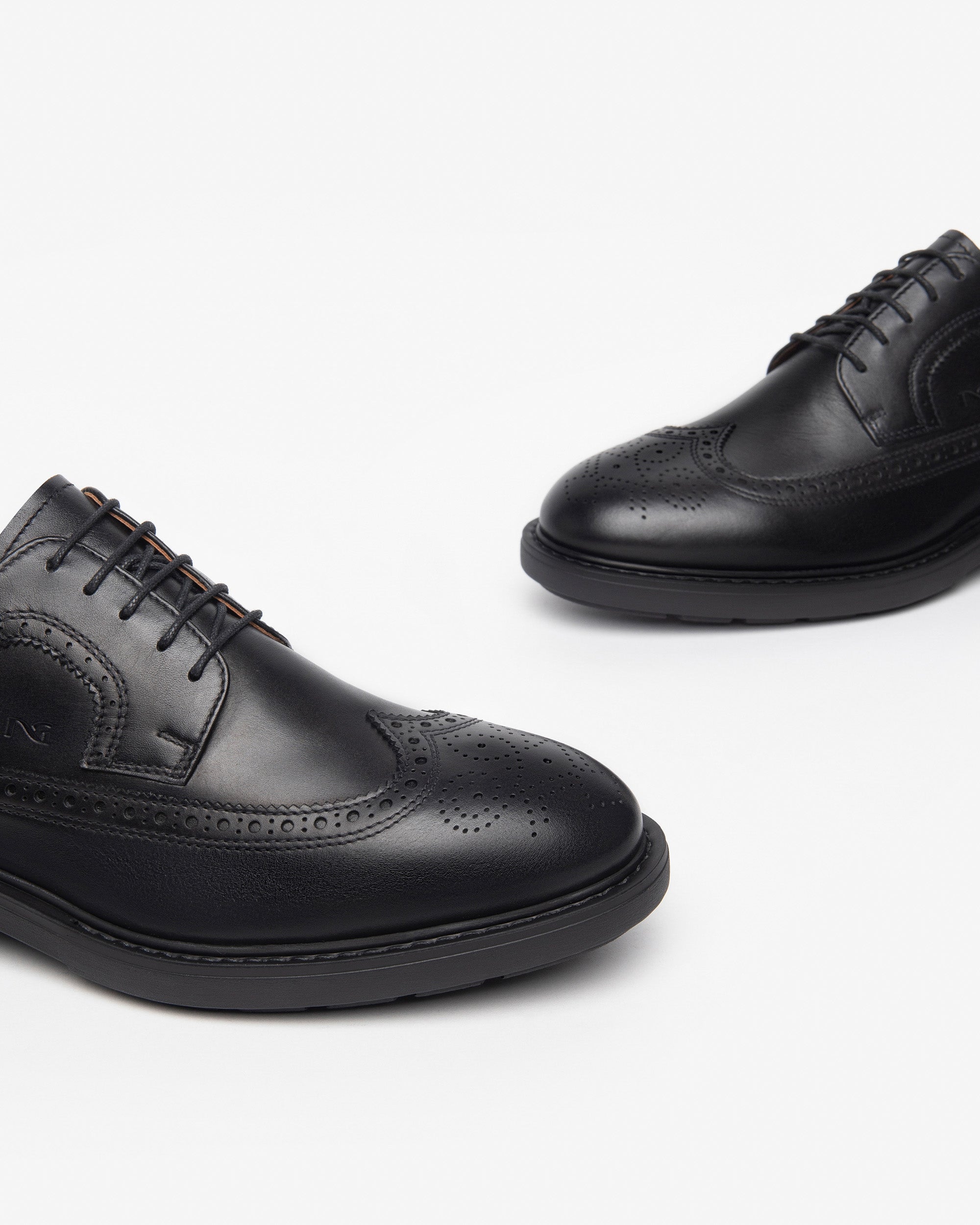 NeroGiardini stringate da uomo in pelle con dettaglio wilson - Musto Calzature srl