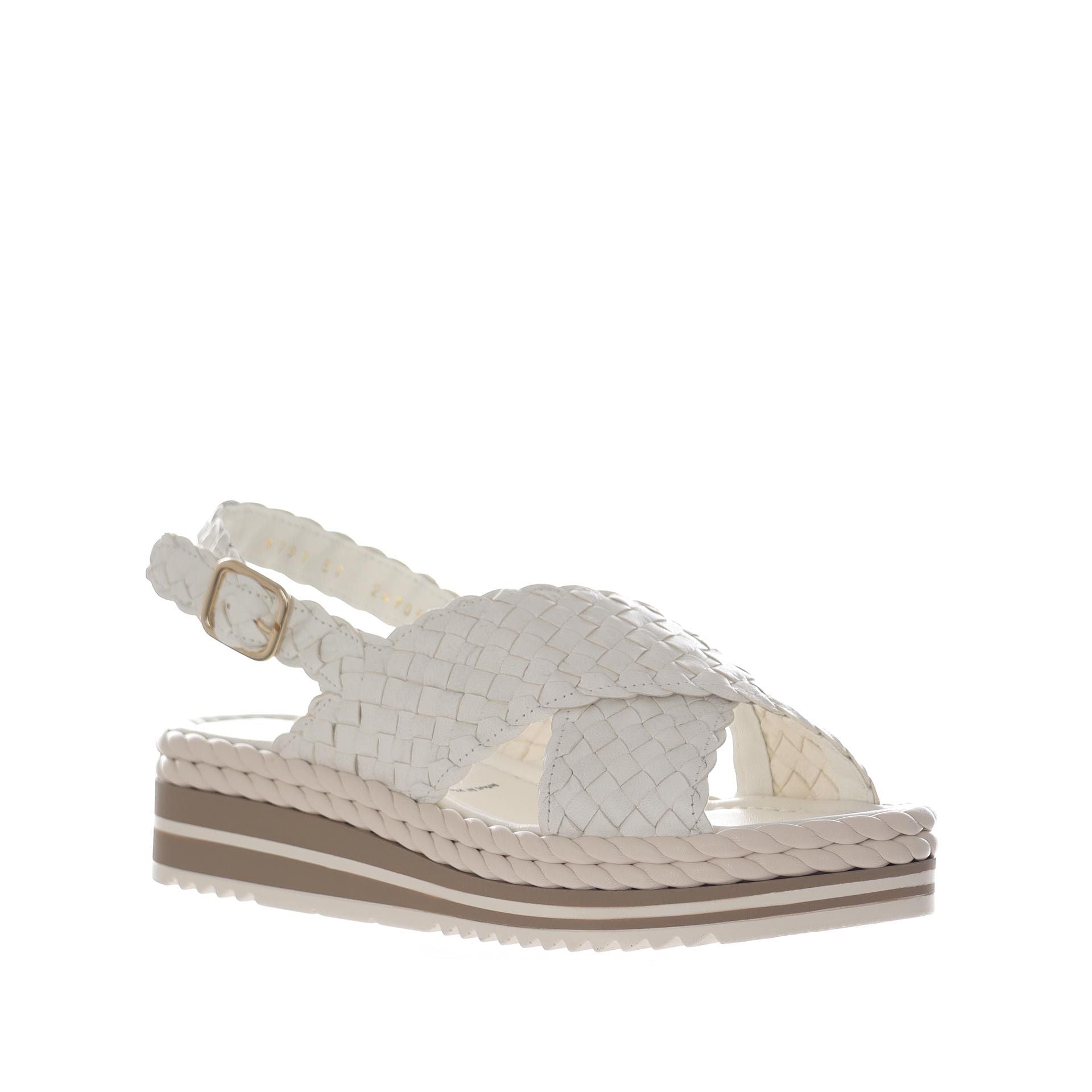 PONS QUINTANA Sandali PELLE INTRECCIATA MILAN 9797 - Musto Calzature srl