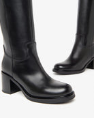 NeroGiardini stivali da donna in pelle con tacco - Musto Calzature srl