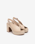 NeroGiardini sandali donna in pelle con tacco alto e plateau - Musto Calzature srl