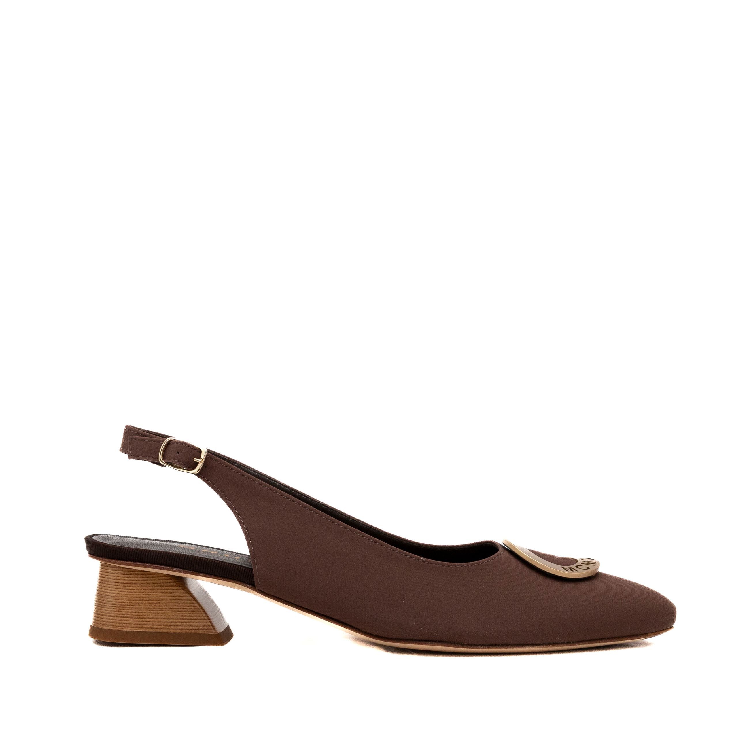 BRUNATE Decolletè tacco basso TESSUTO 31531 - Musto Calzature srl