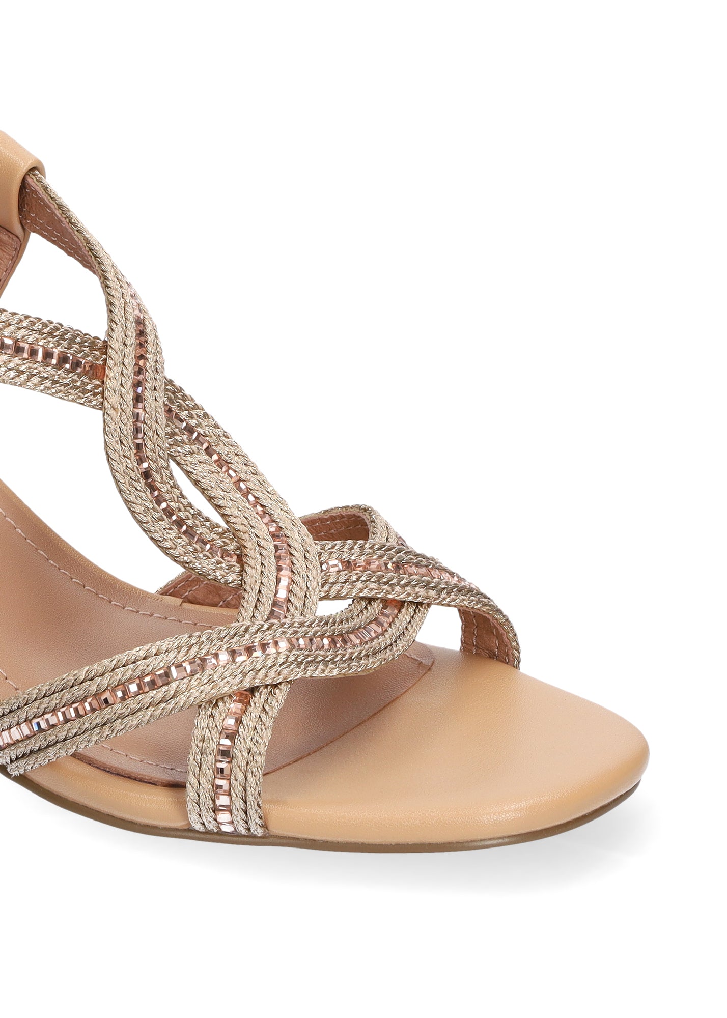 BIBI LOU Sandali tacco medio pelle e corda AYLA 821Z94HG - Musto Calzature srl