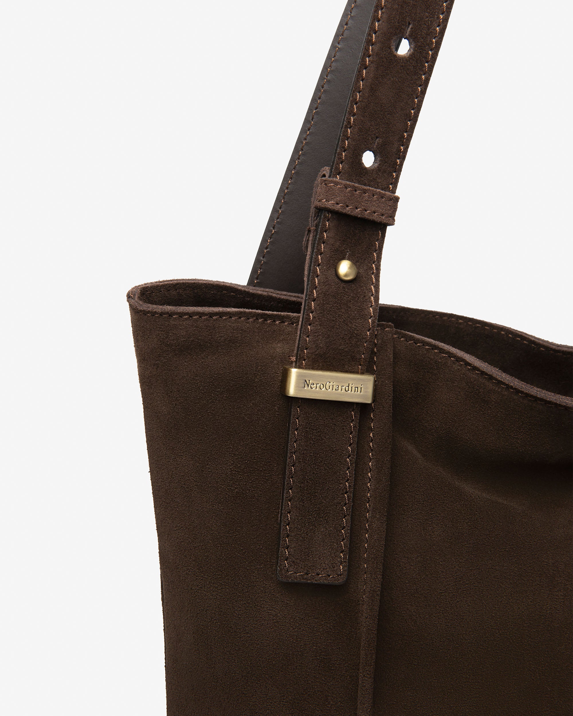 NeroGiardini borsa da donna in camoscio - Musto Calzature srl