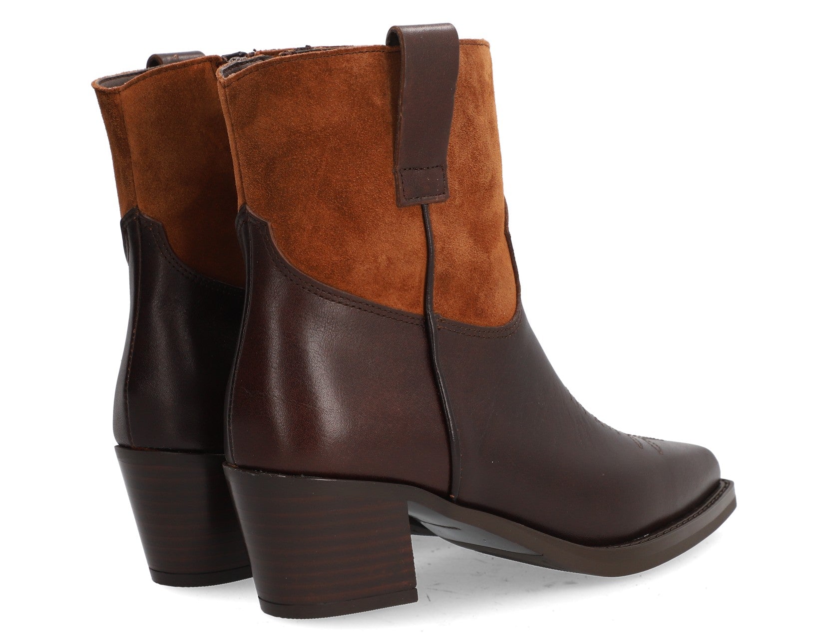 ALPE Stivaletti pelle+camoscio 5533 - Musto Calzature srl