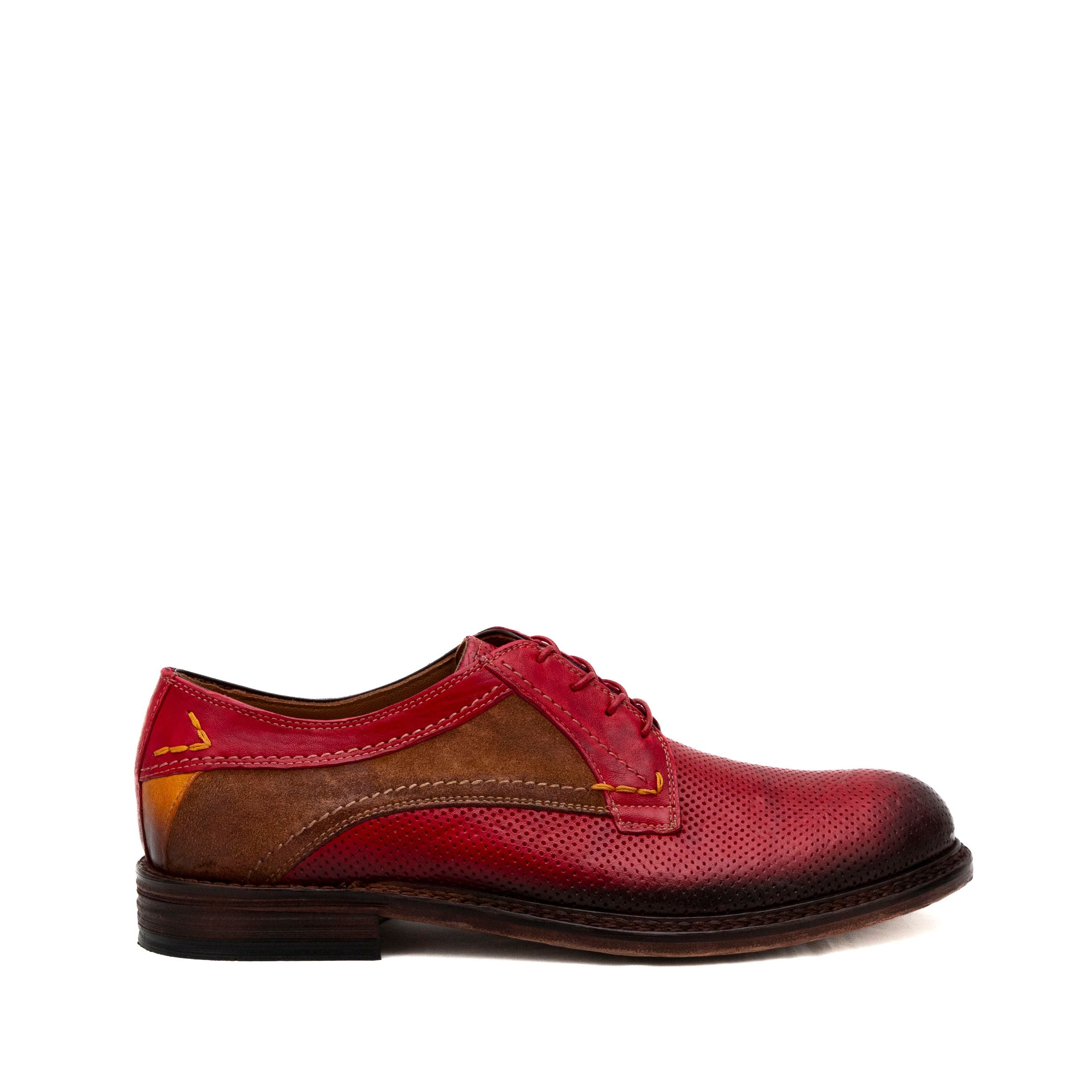 LORENZI Stringate uomo PELLE ANTICATA 17637 - Musto Calzature srl