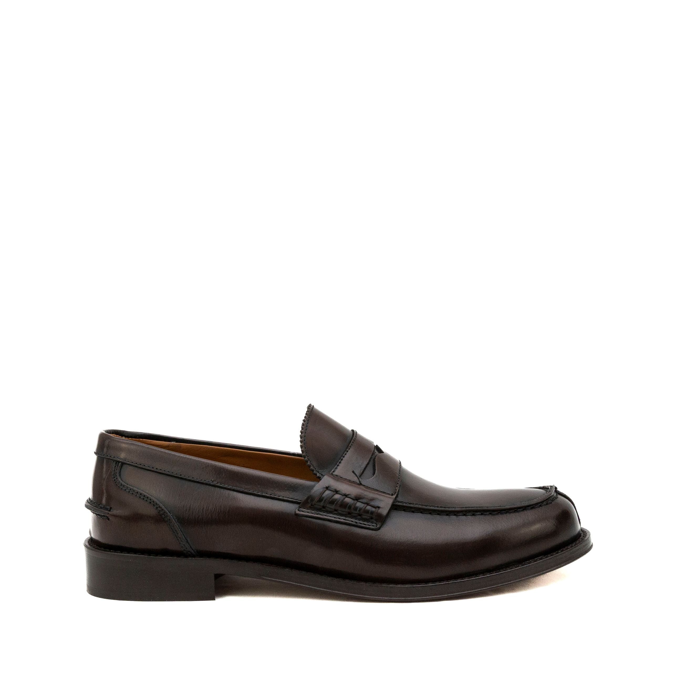 EXTON Mocassini uomo PELLE ABRASIVATA 102 ABR - Musto Calzature srl