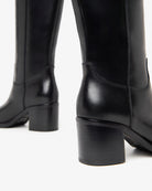 NeroGiardini stivali da donna in pelle con tacco - Musto Calzature srl