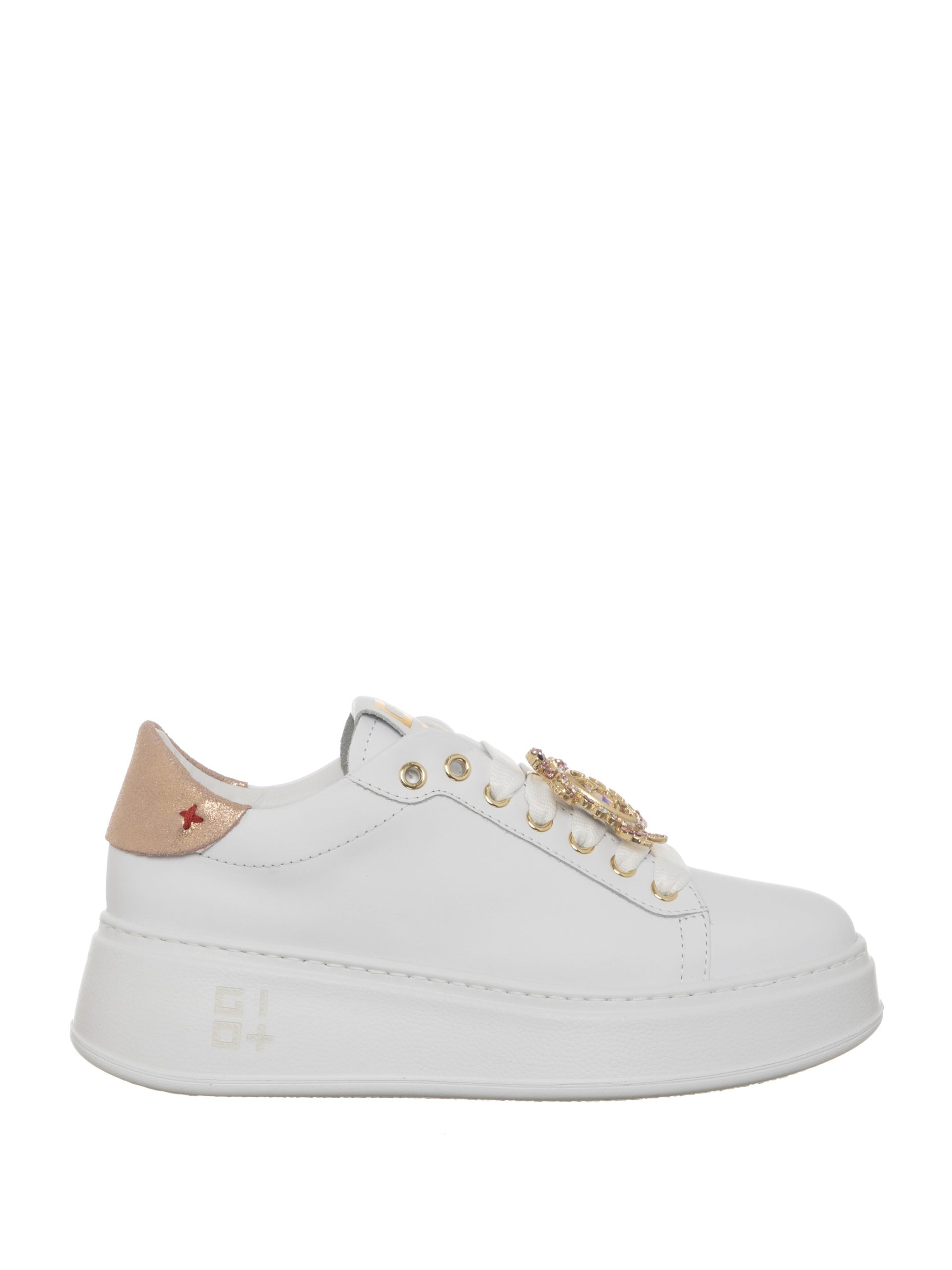 GIO + sneakers donna con platform in pelle JUSTINE - Musto Calzature srl