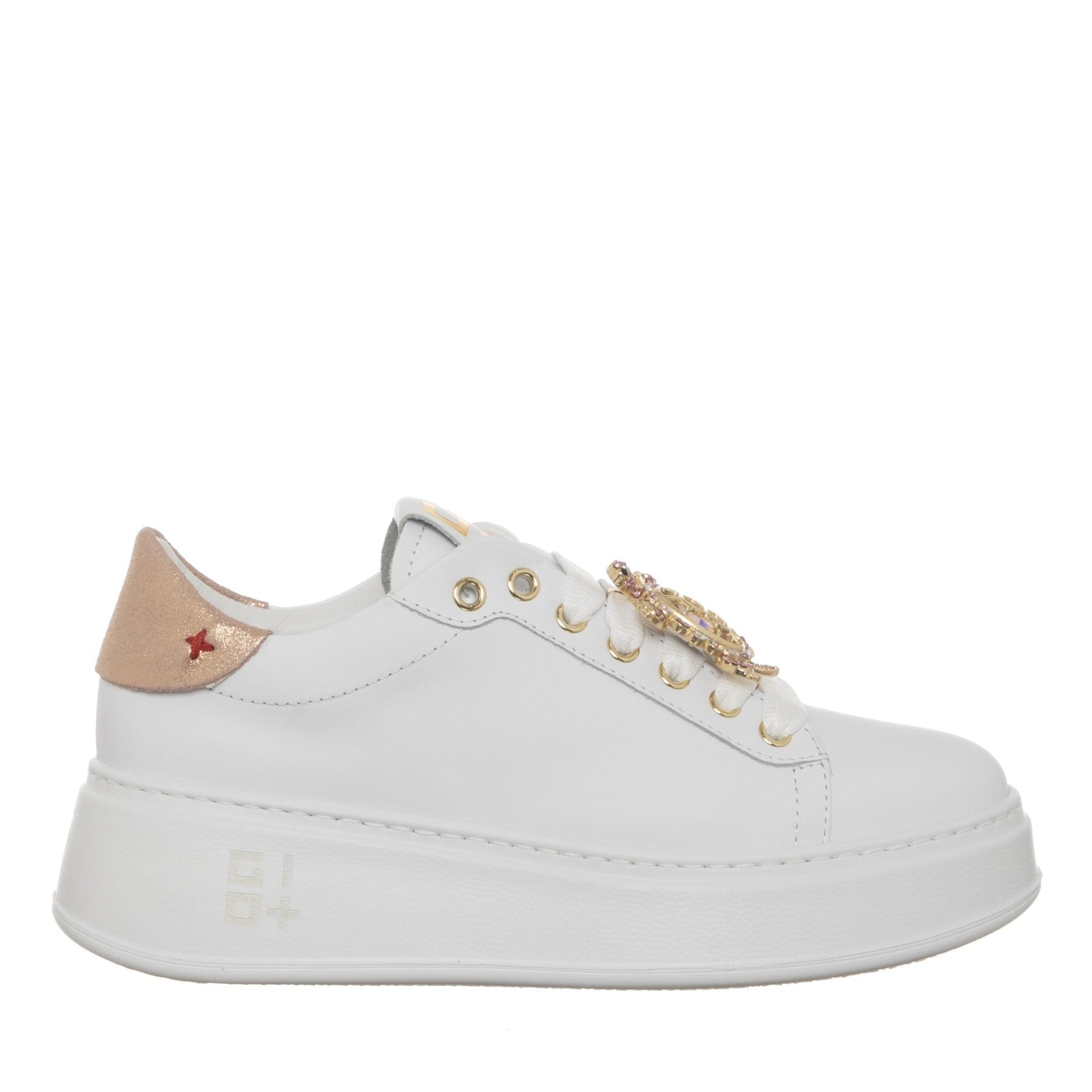 GIO + sneakers donna con platform in pelle JUSTINE - Musto Calzature srl