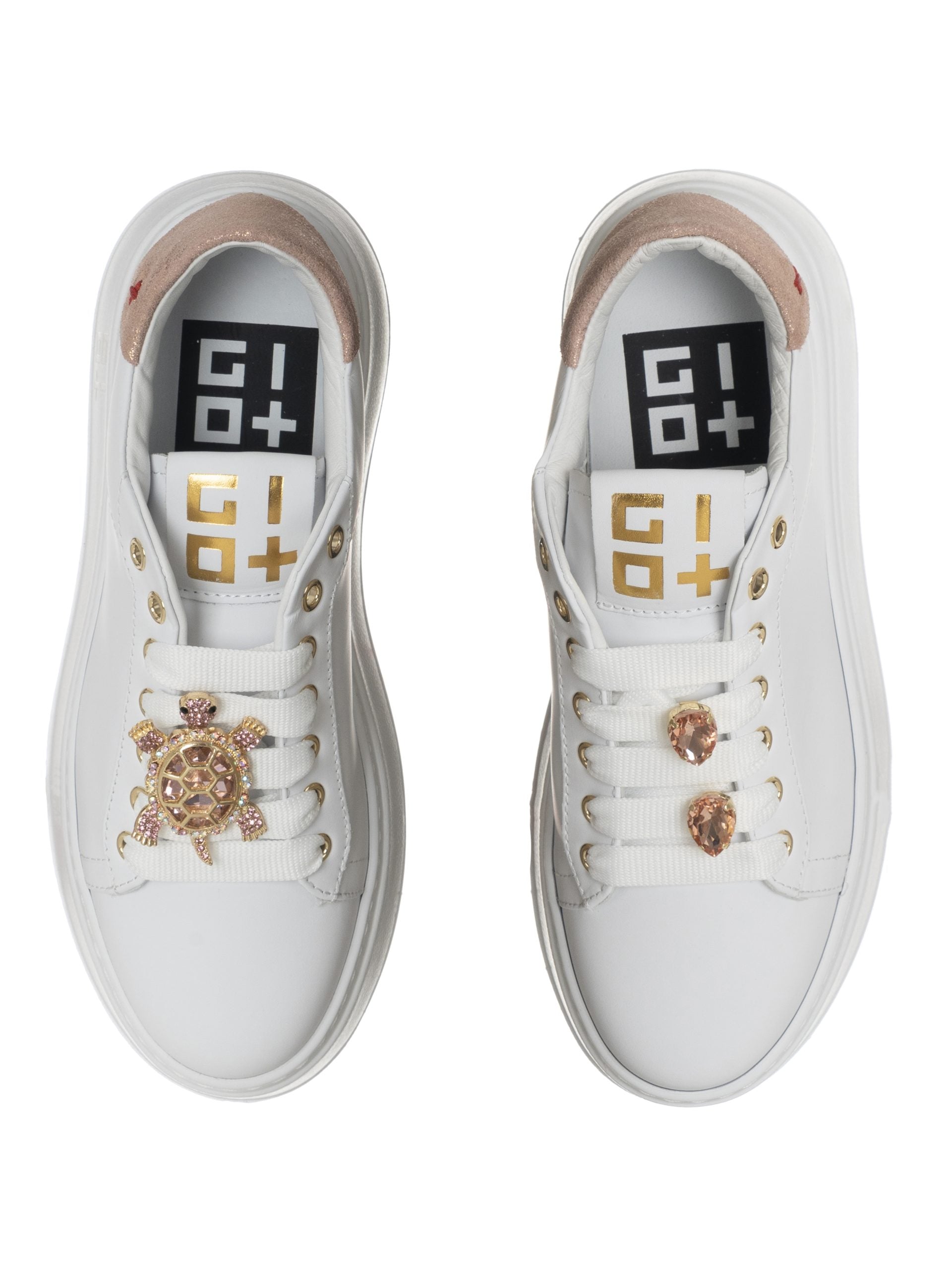 GIO + sneakers donna con platform in pelle JUSTINE - Musto Calzature srl