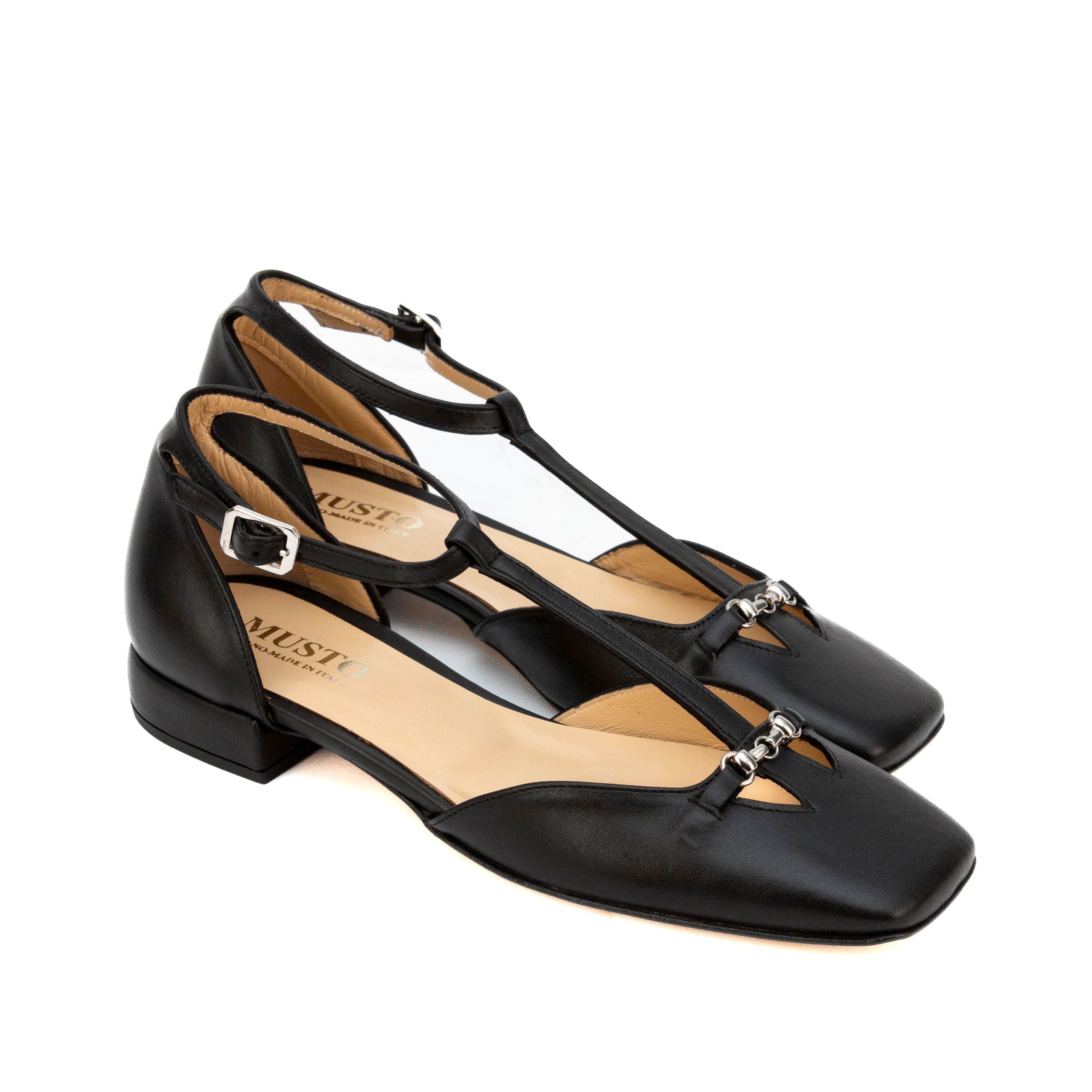 Musto décolleté in pelle tacco basso Letizia - Musto Calzature srl