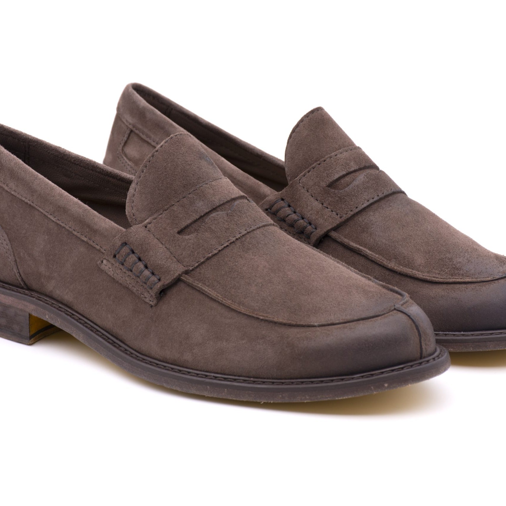 Antica cuoieria Mocassini uomo camoscio 22489 - A - G05 - Musto Calzature srl