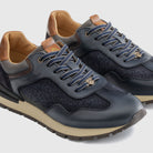 AMBITIOUS Sneakers uomo pelle+camoscio+tess VINCE 13868T - Musto Calzature srl