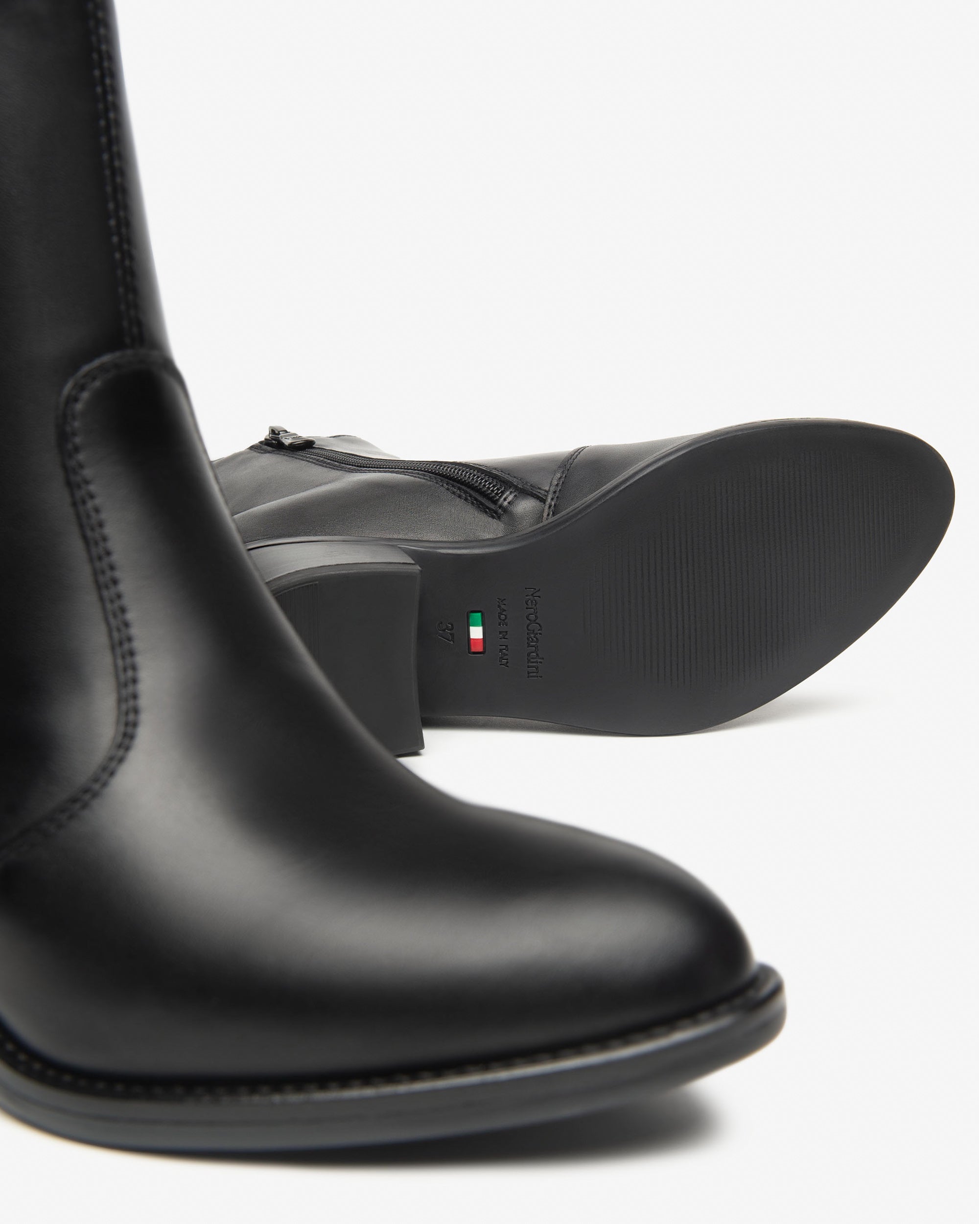 NeroGiardini stivaletti texano da donna in pelle - Musto Calzature srl